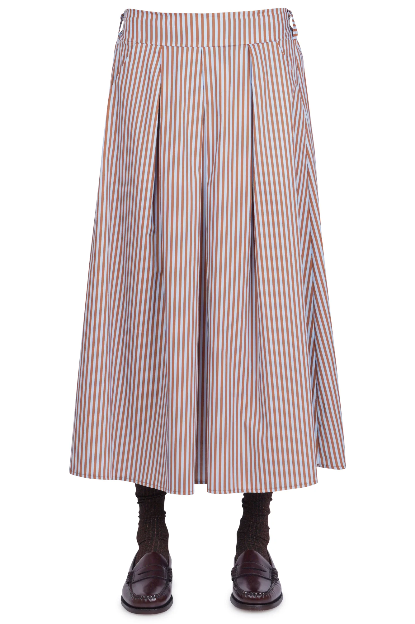 La Femme Blanche - Gonna - 471209 - Celeste/Marrone - Image 3