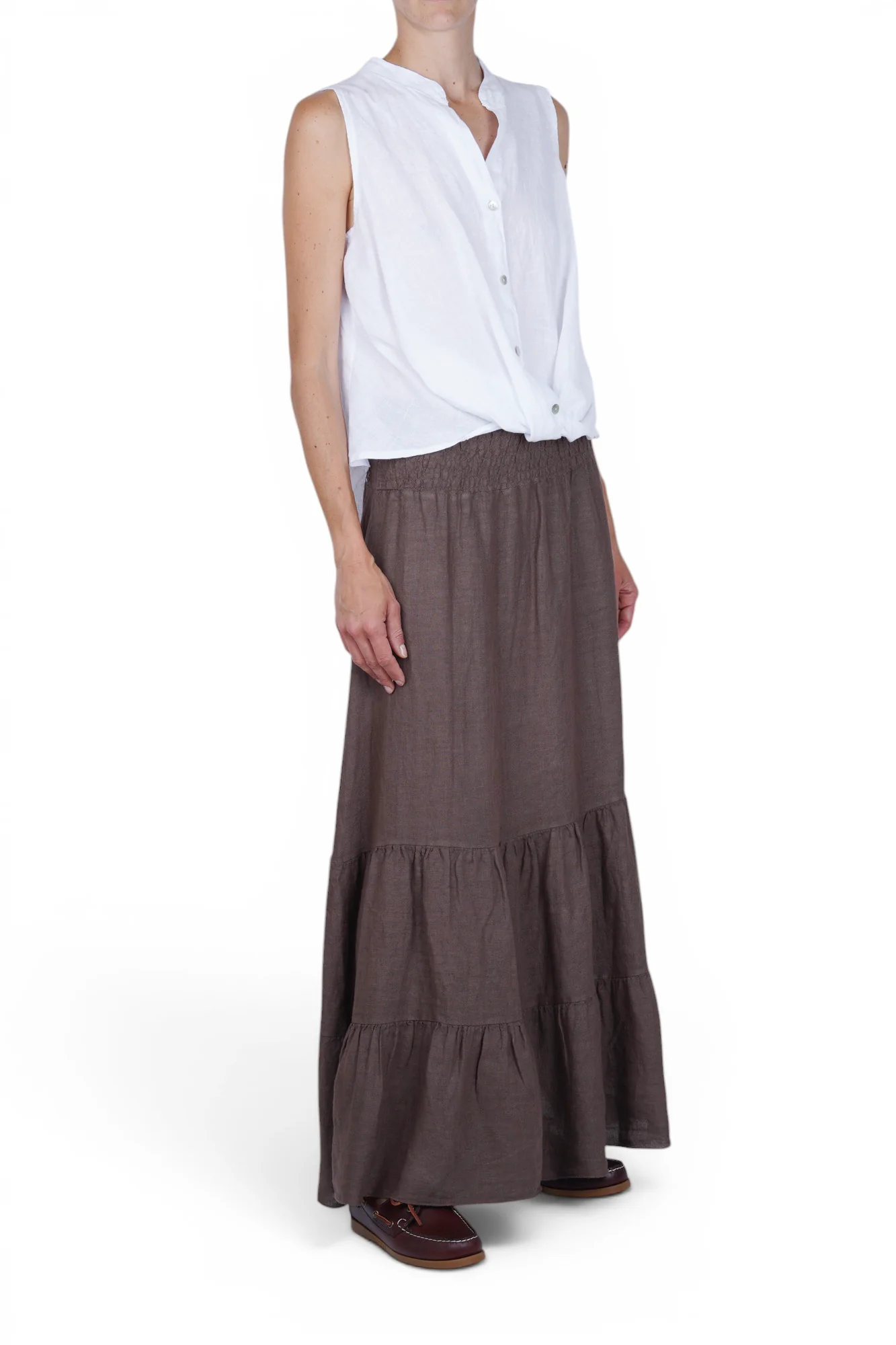 La Femme Blanche - Gonna - 471646 - Moka - Image 2