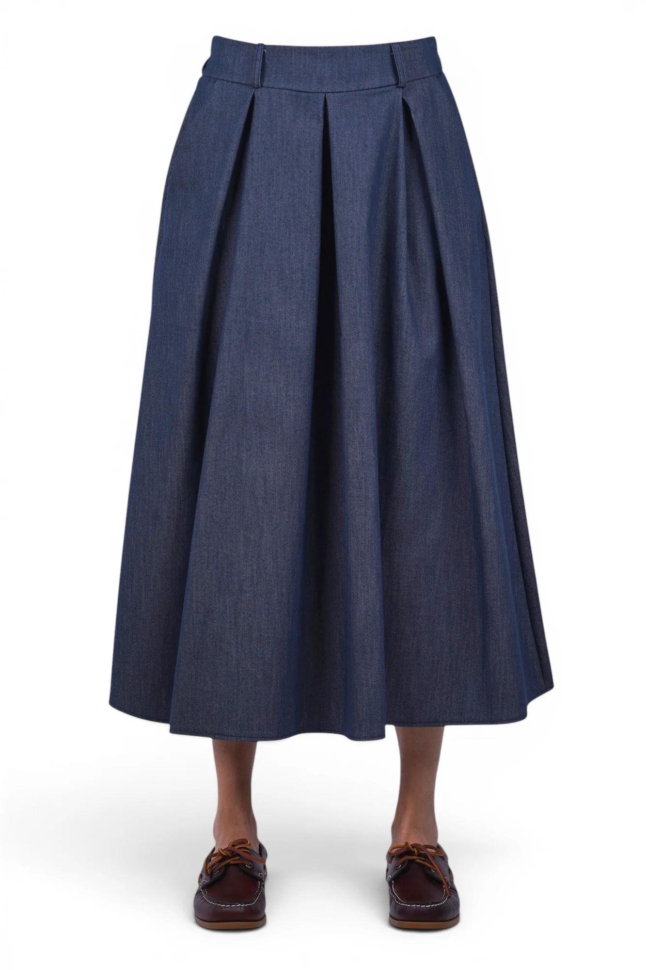 La Femme Blanche - Gonna - 471671 - Denim scuro - Image 3