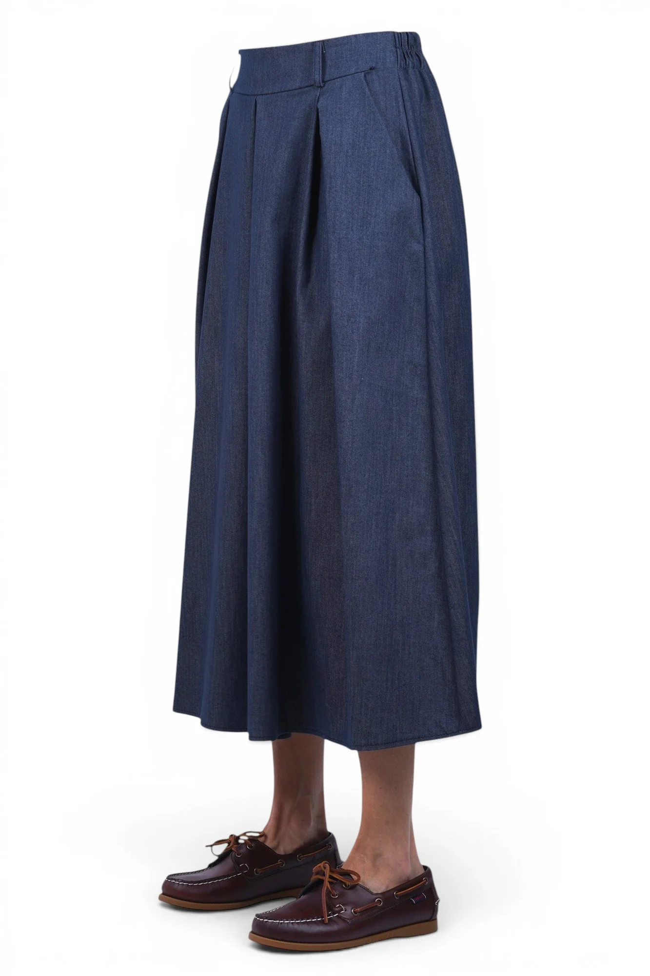 La Femme Blanche - Gonna - 471671 - Denim scuro - Image 4