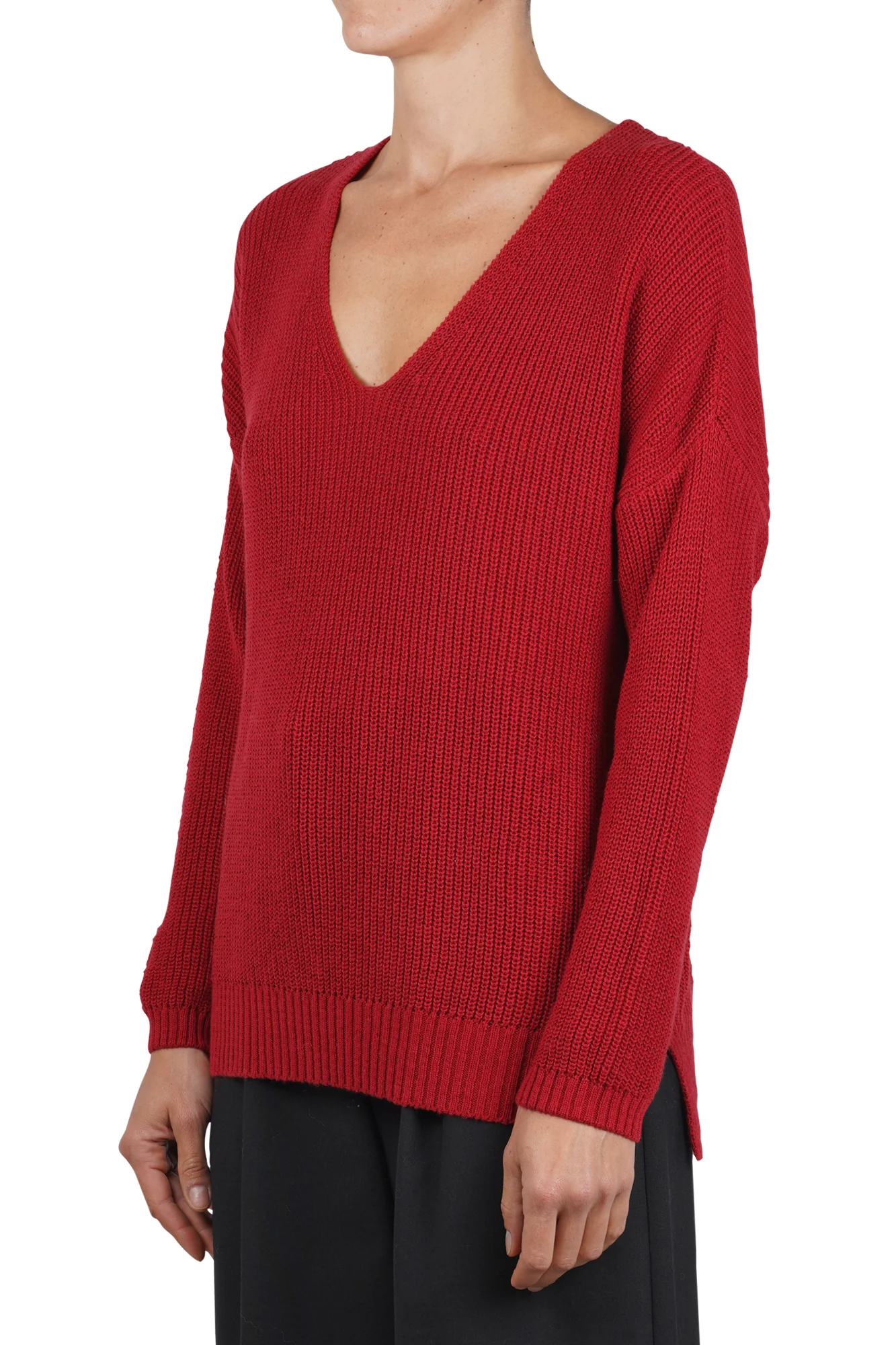 La Femme Blanche - Maglia - 461399 - Rosso - Image 4