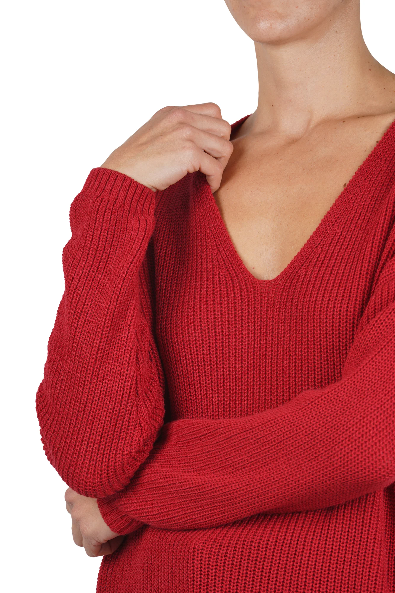 La Femme Blanche - Maglia - 461399 - Rosso - Image 6