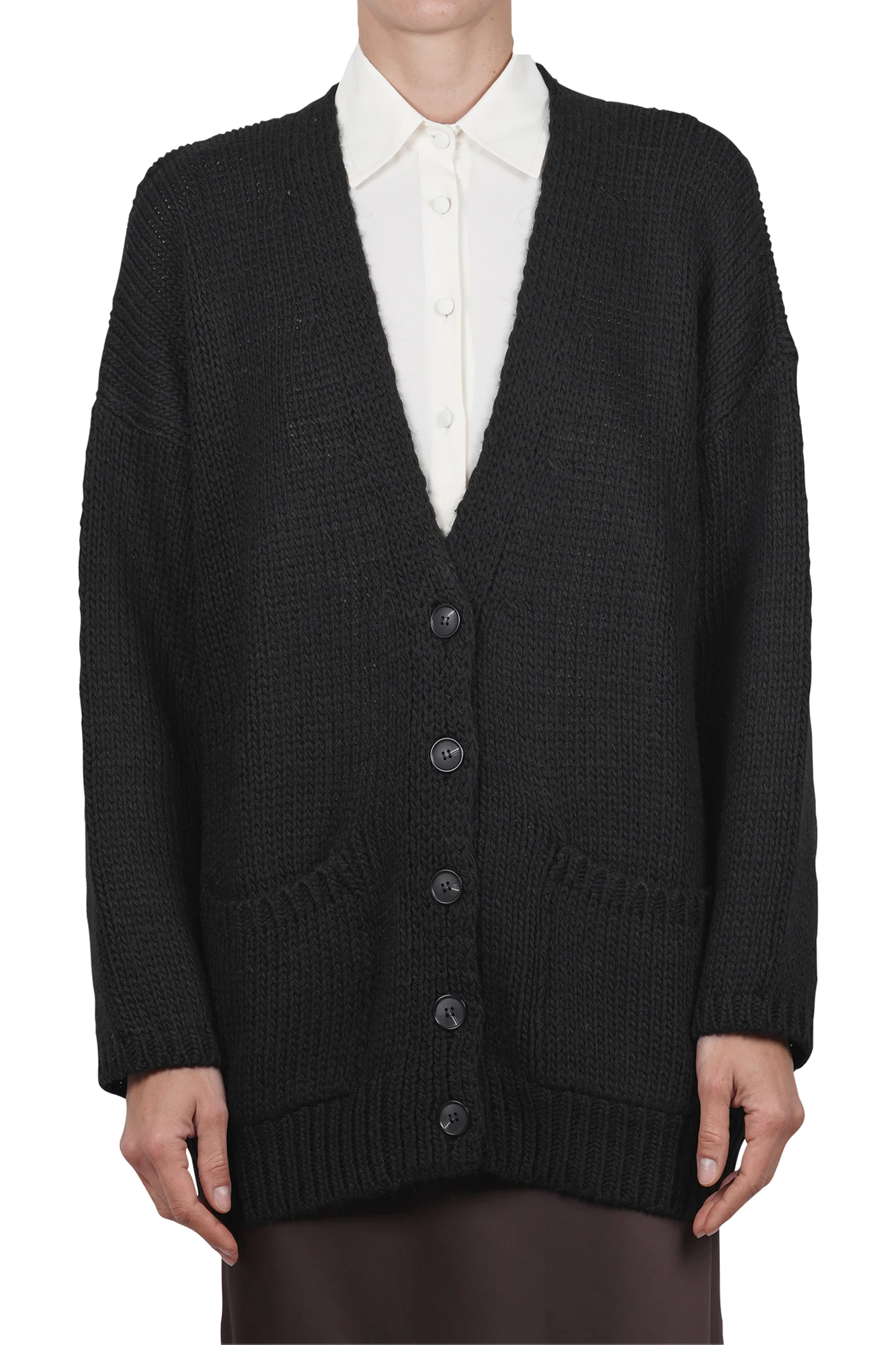 La Femme Blanche - Maglia - 461455 - Nero - Image 3