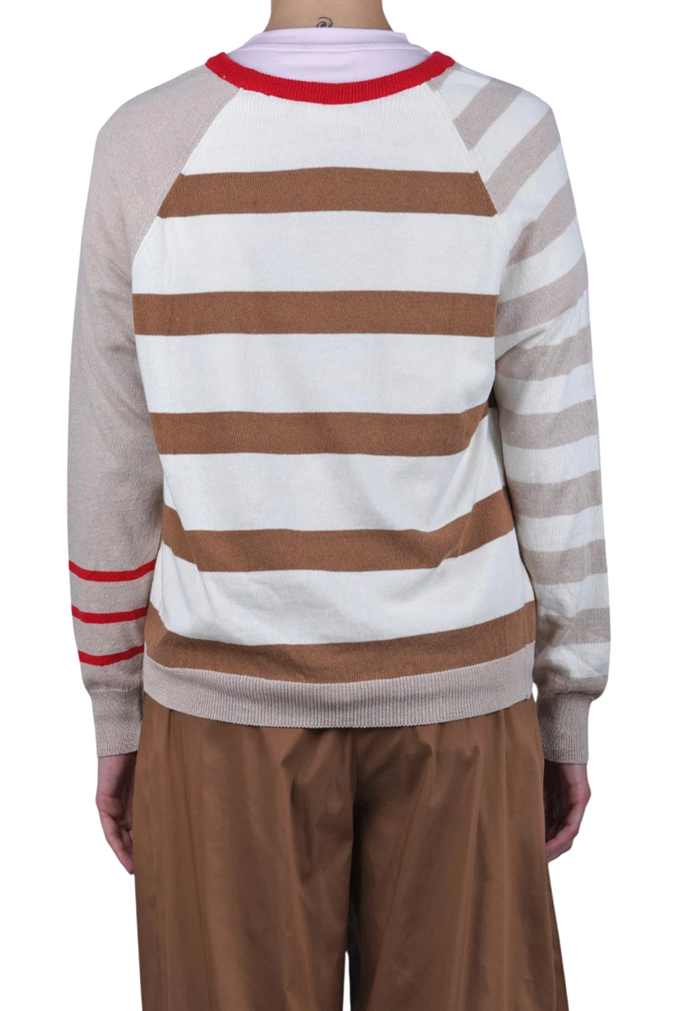 La Femme Blanche - Maglia - 471529 - Panna/Cammello - Image 5