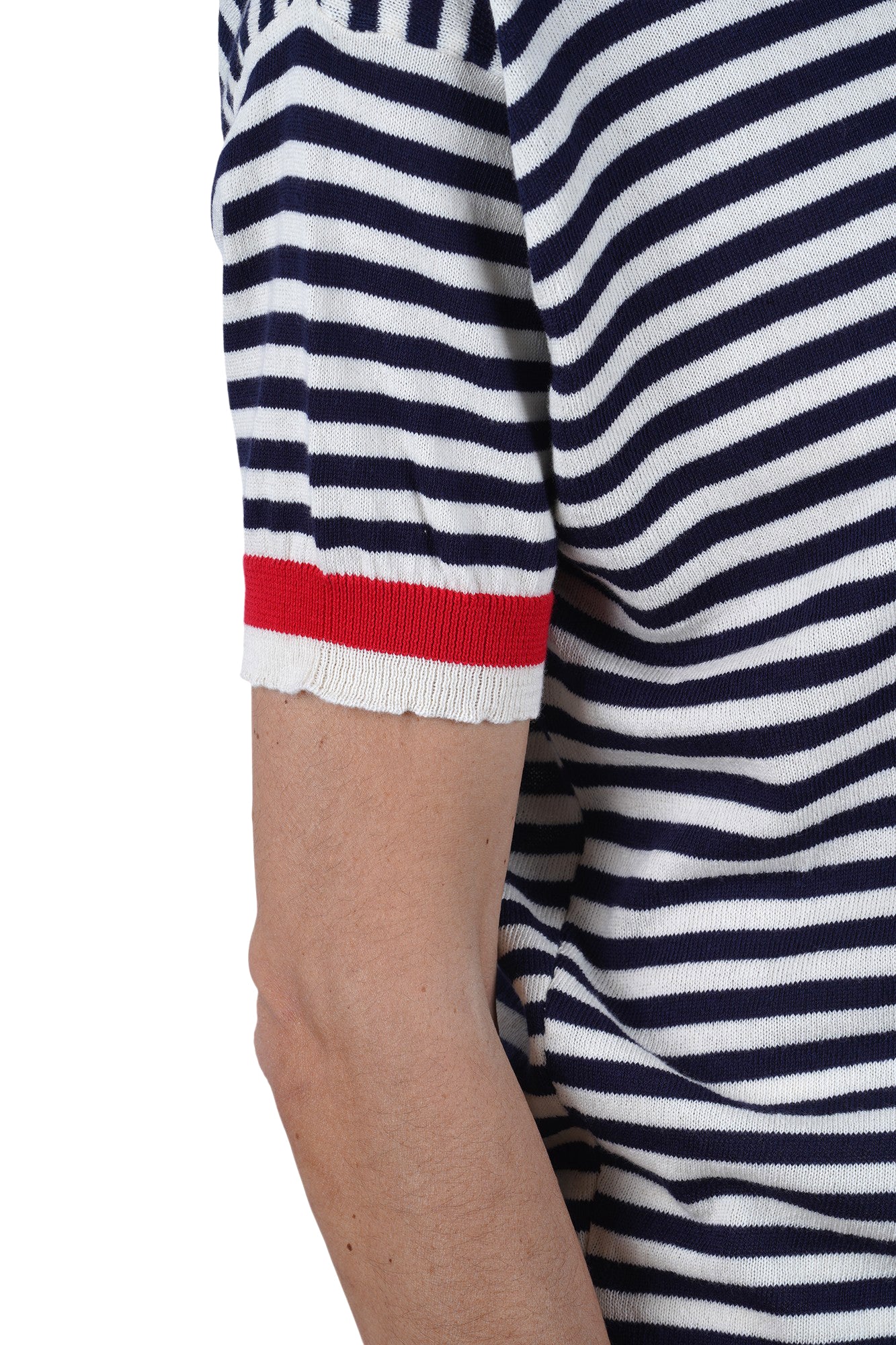 La Femme Blanche - Maglia - 471613 - Panna/Blu - Image 6