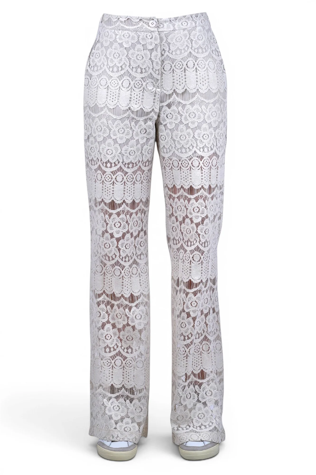La Femme Blanche - Pantalone - 471580 - Gesso - Image 3