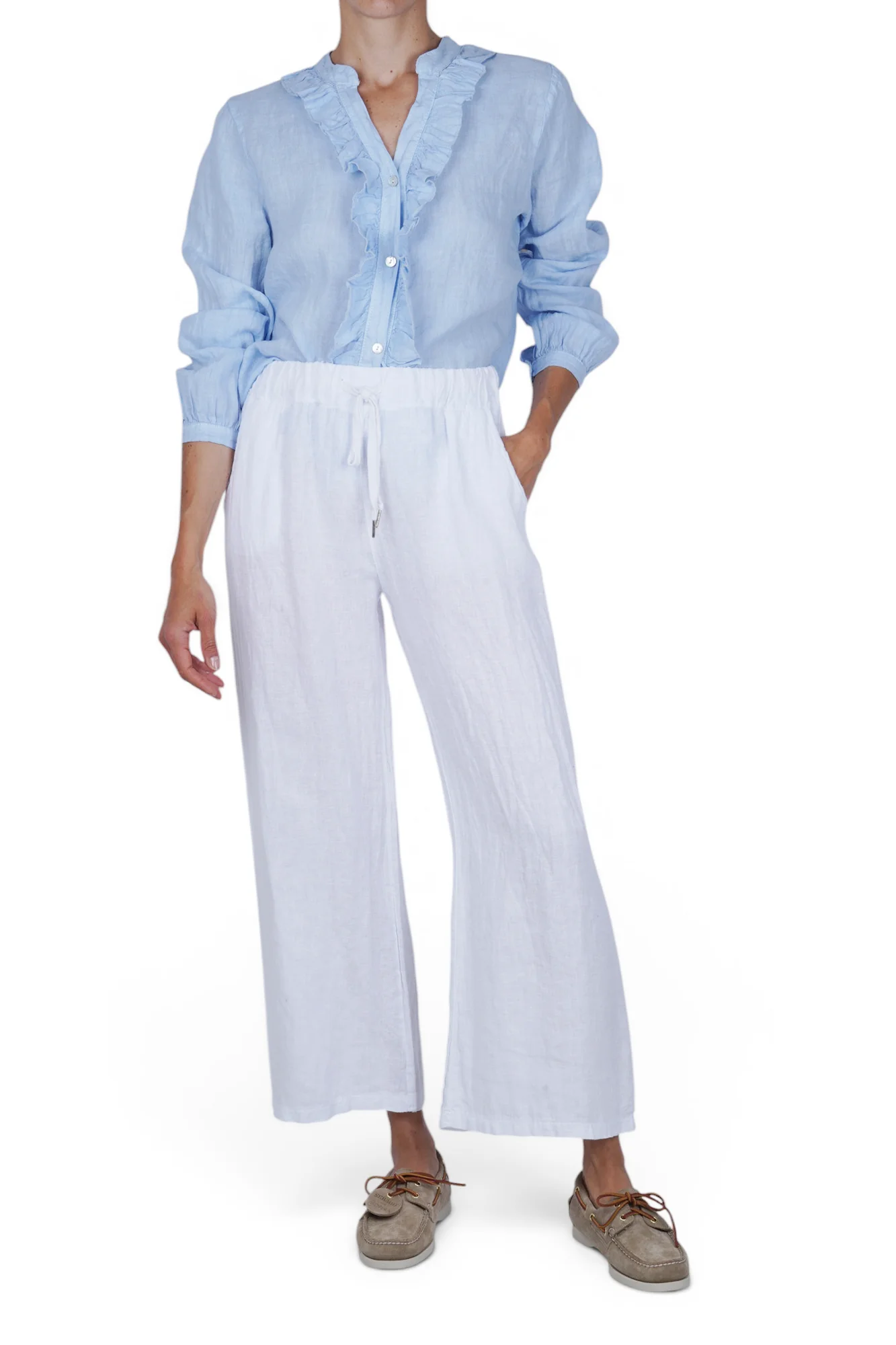 La Femme Blanche - Pantalone - 471658 - Bianco - Image 2