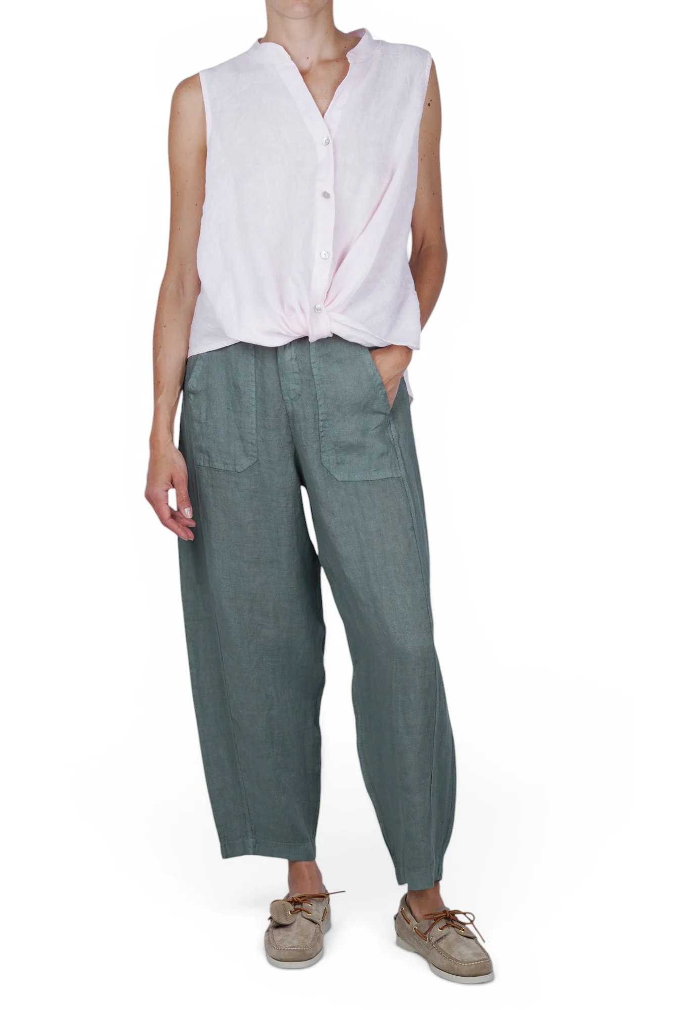 La Femme Blanche - Pantalone - 471660 - Antracite - Image 2