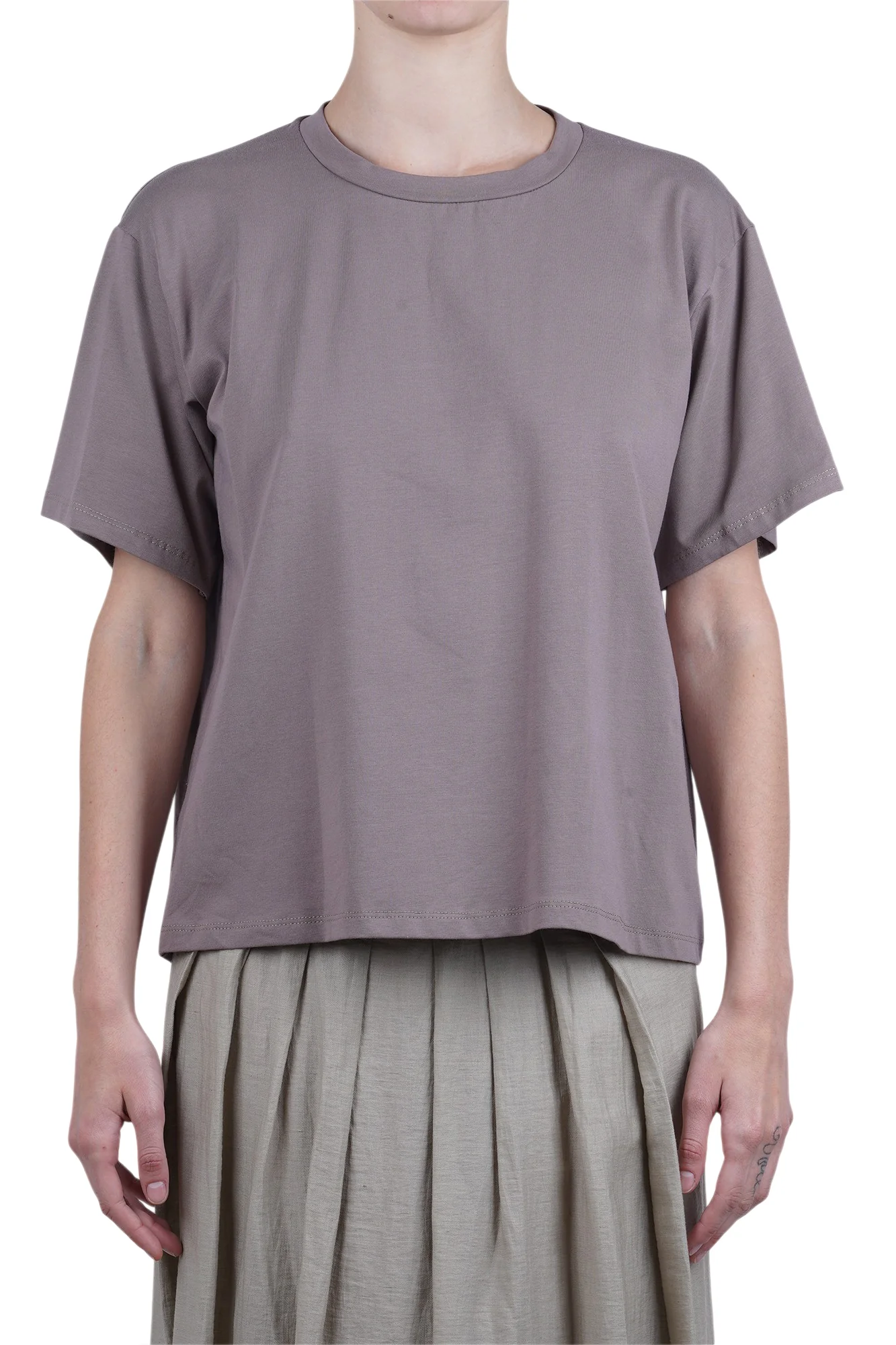 La Femme Blanche - T-shirt - 471527 - Marrone - Image 2