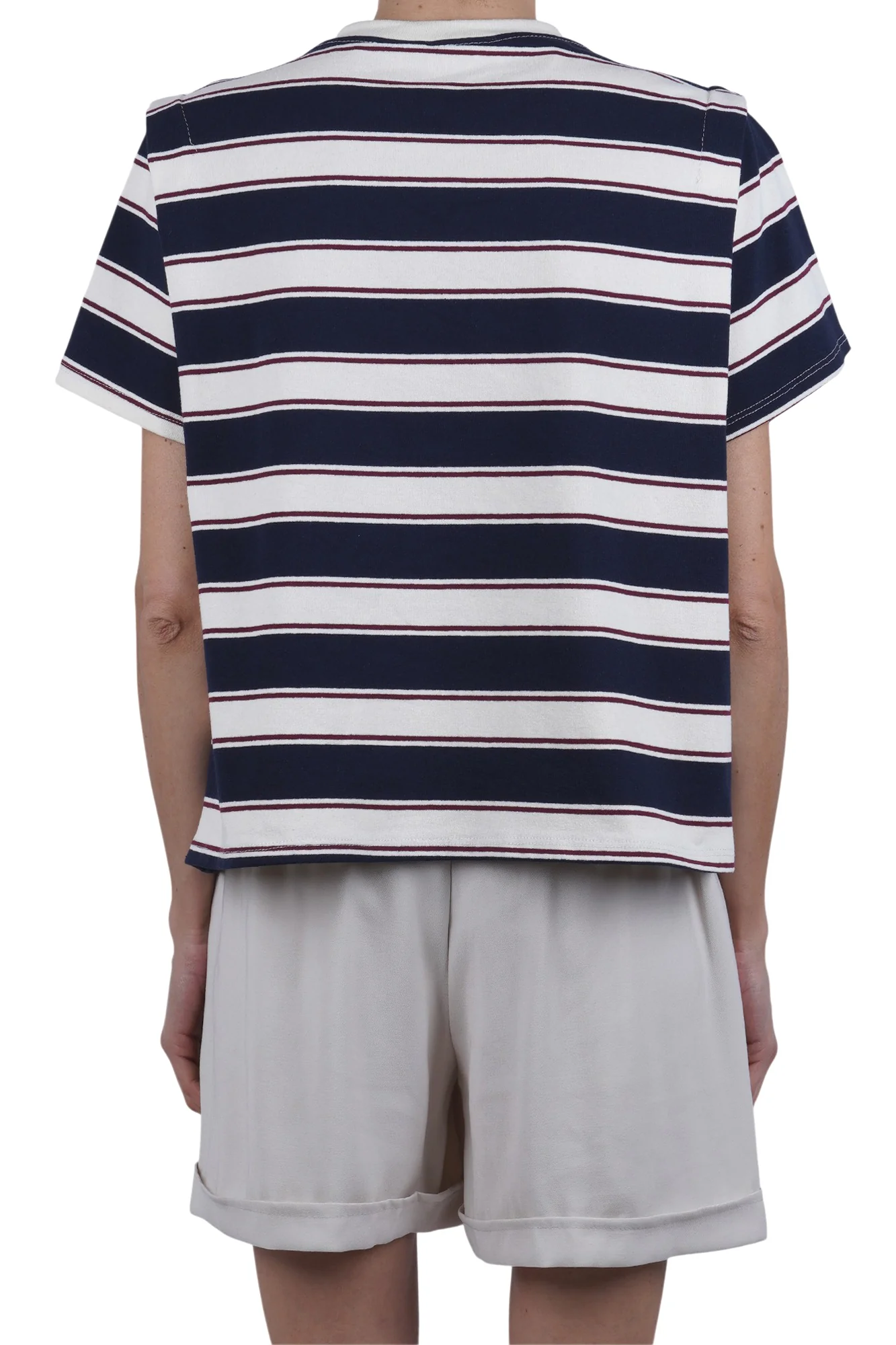 La Femme Blanche - T-shirt - 471554 - Panna/Blu - Image 5