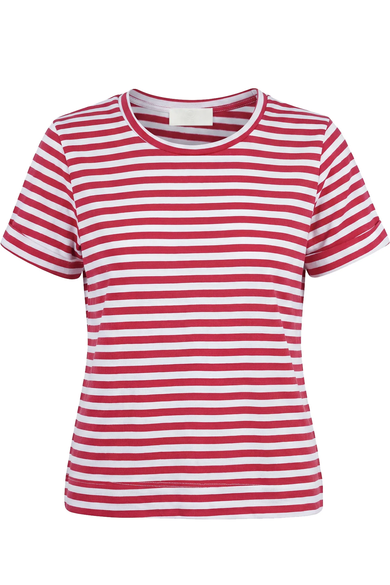 La Femme Blanche - T-shirt - 471612 - Bianco/Rosso