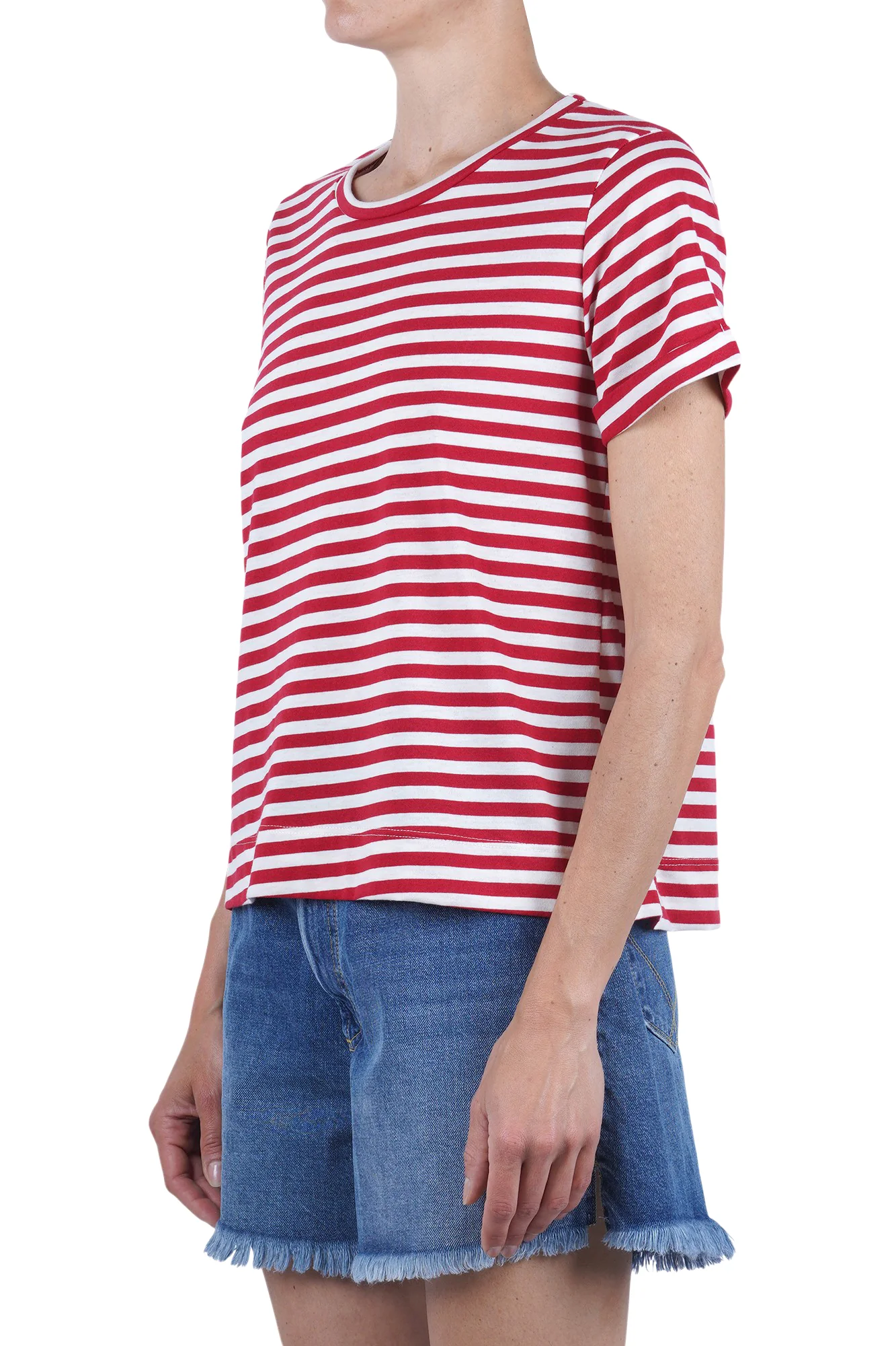 La Femme Blanche - T-shirt - 471612 - Bianco/Rosso - Image 4