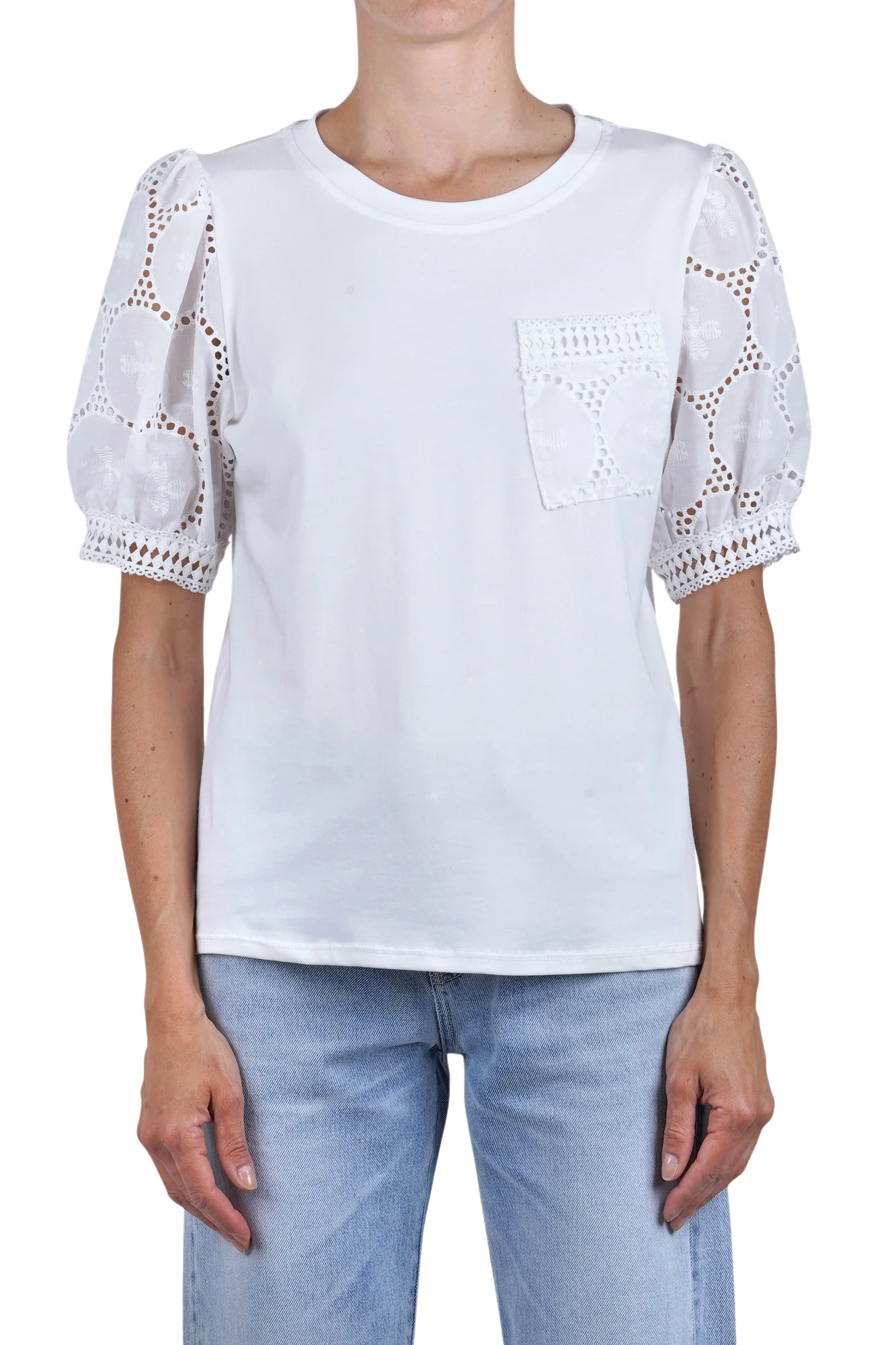 La Femme Blanche - T-shirt - 471706 - Bianco - Image 3