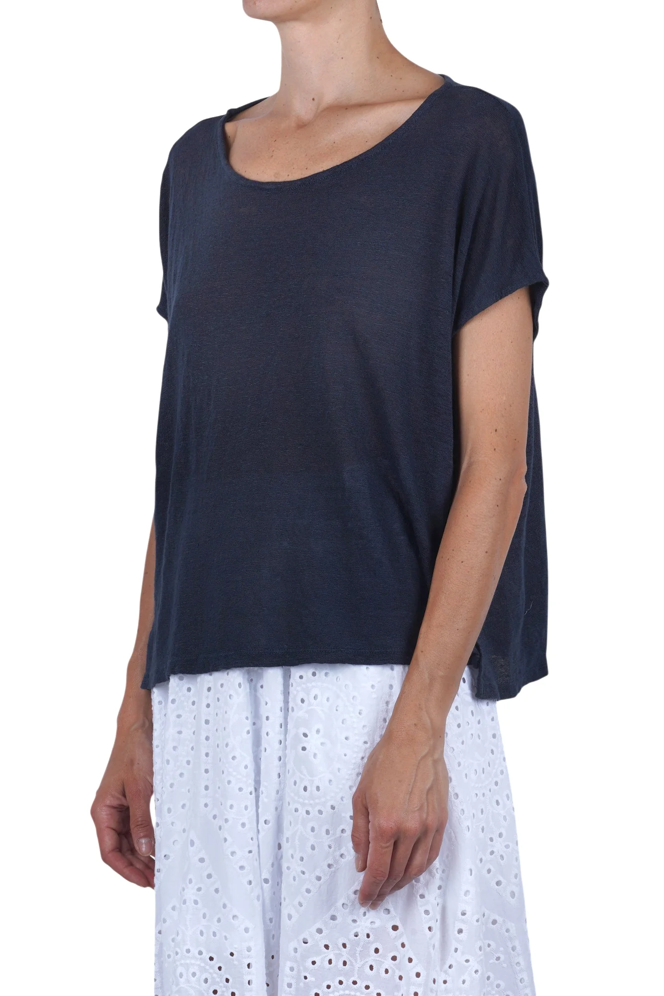 La Femme Blanche - T-shirt - 471757 - Blu - Image 4