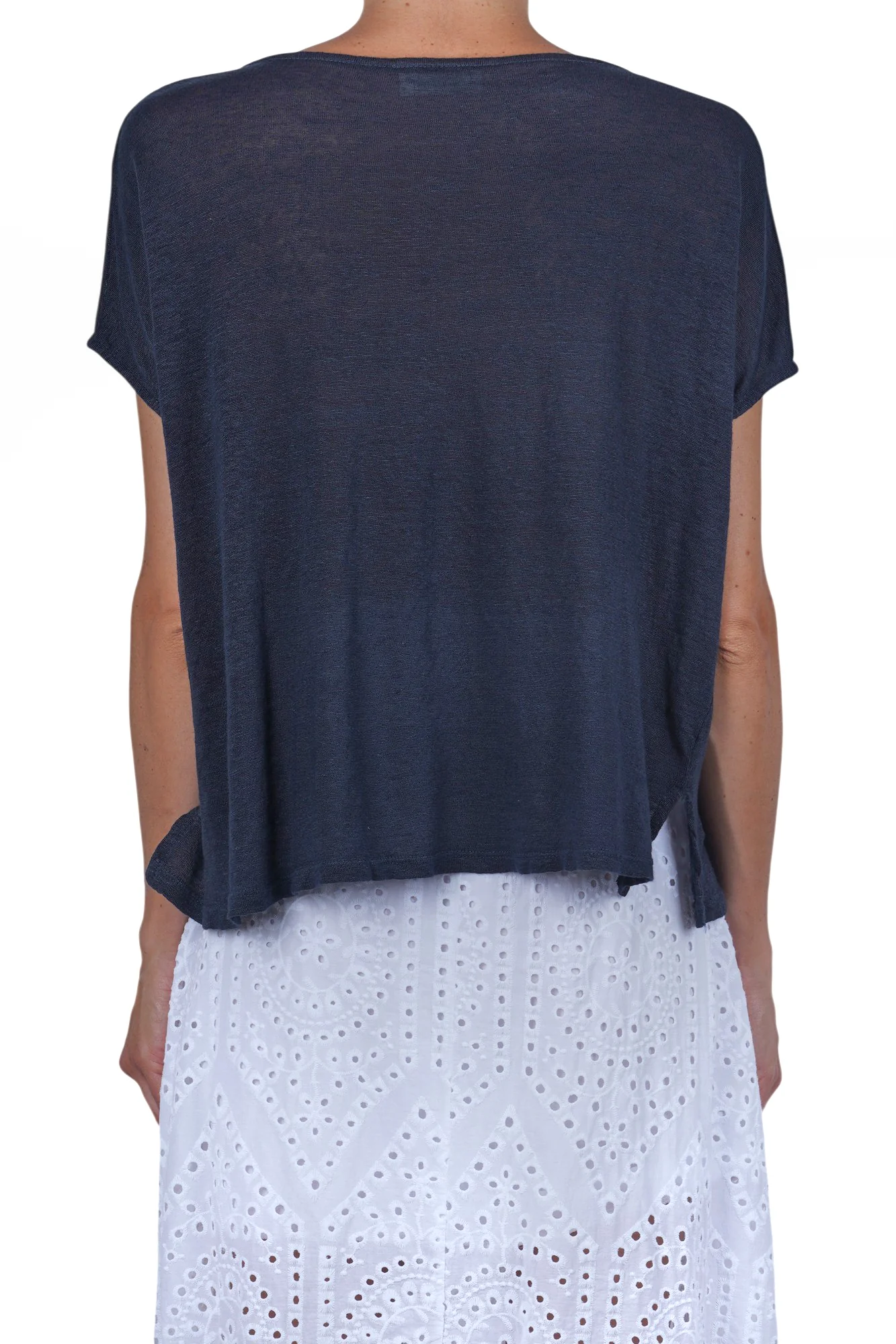 La Femme Blanche - T-shirt - 471757 - Blu - Image 5