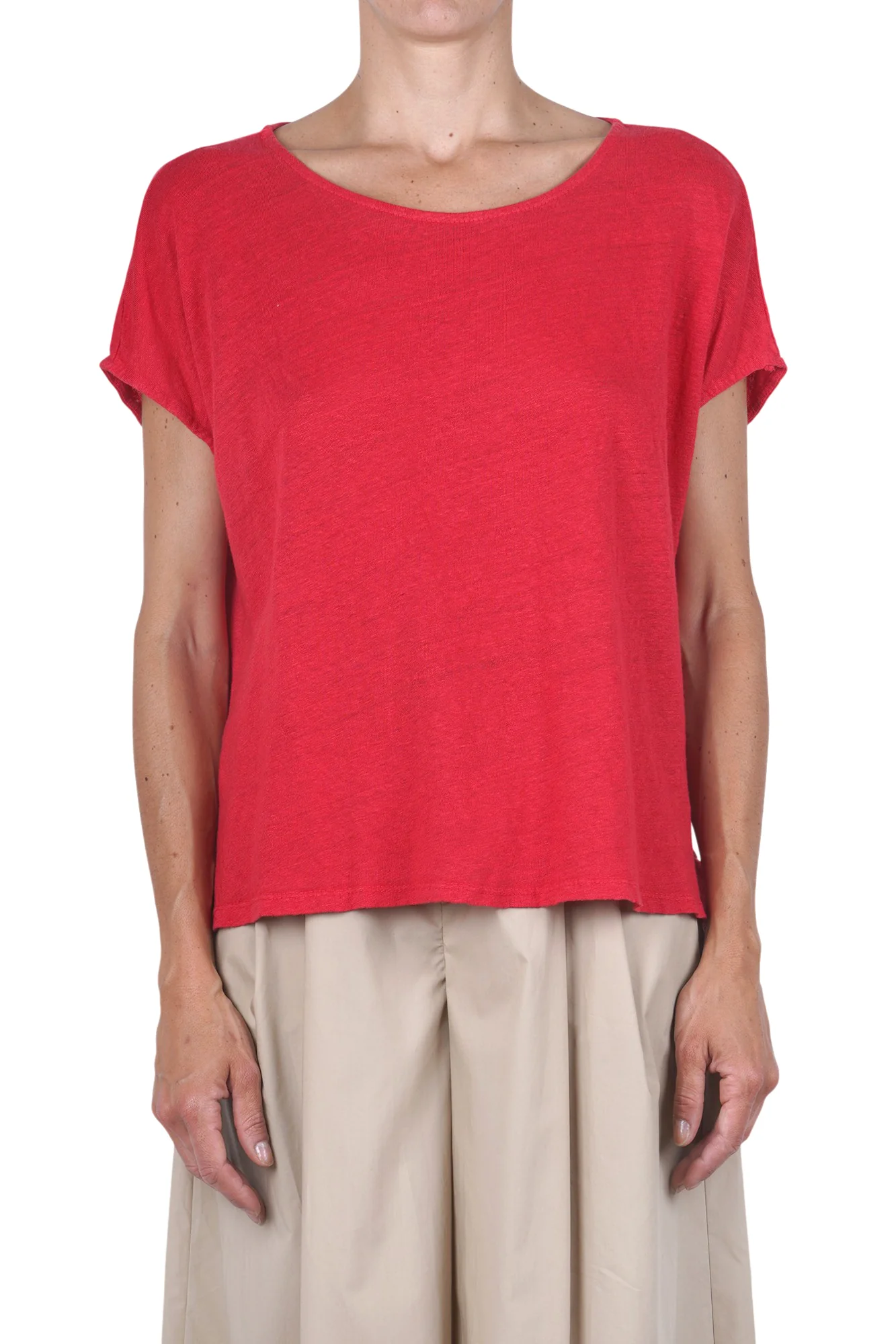 La Femme Blanche - T-shirt - 471757 - Rosso - Image 3