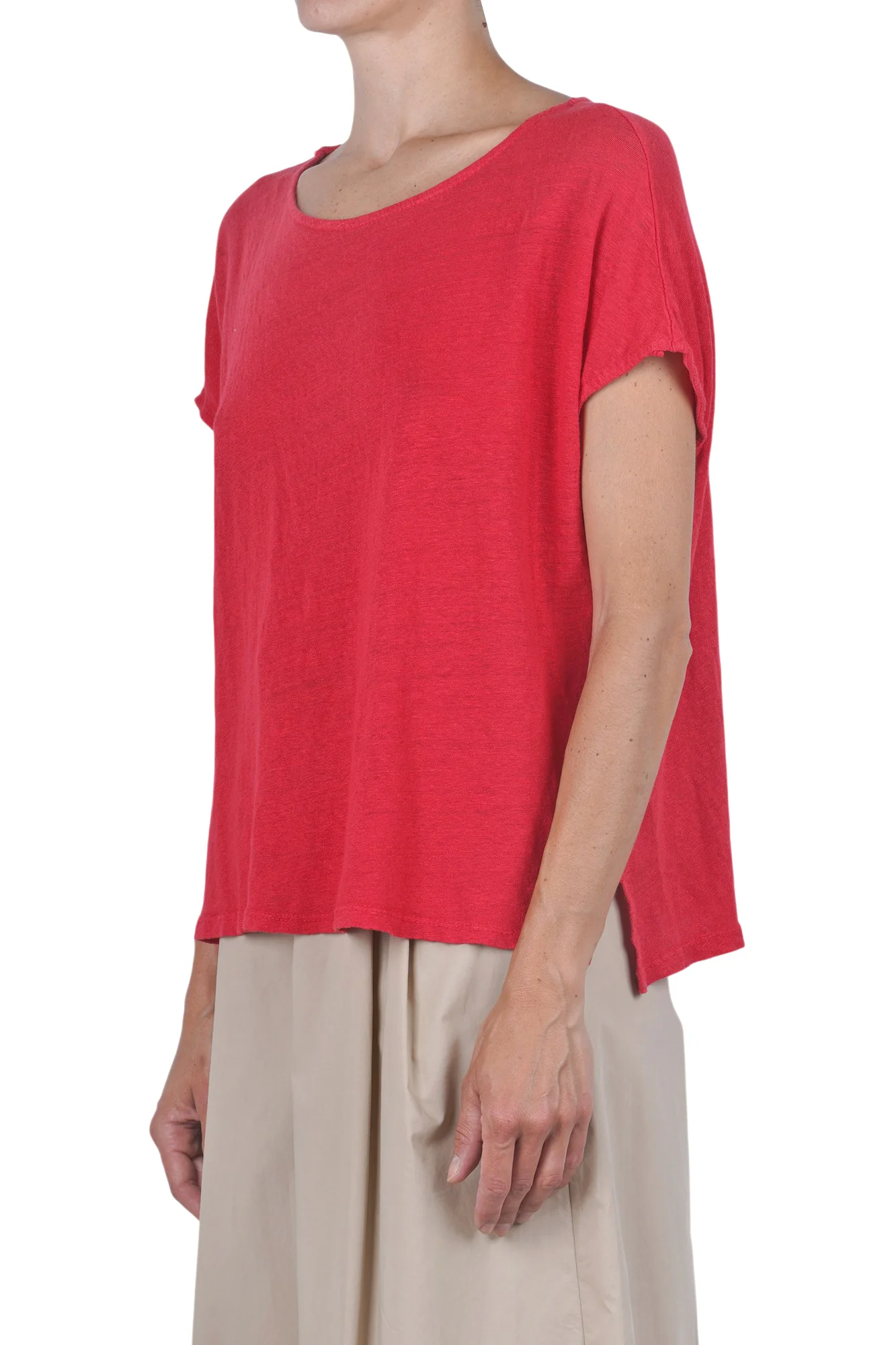La Femme Blanche - T-shirt - 471757 - Rosso - Image 4