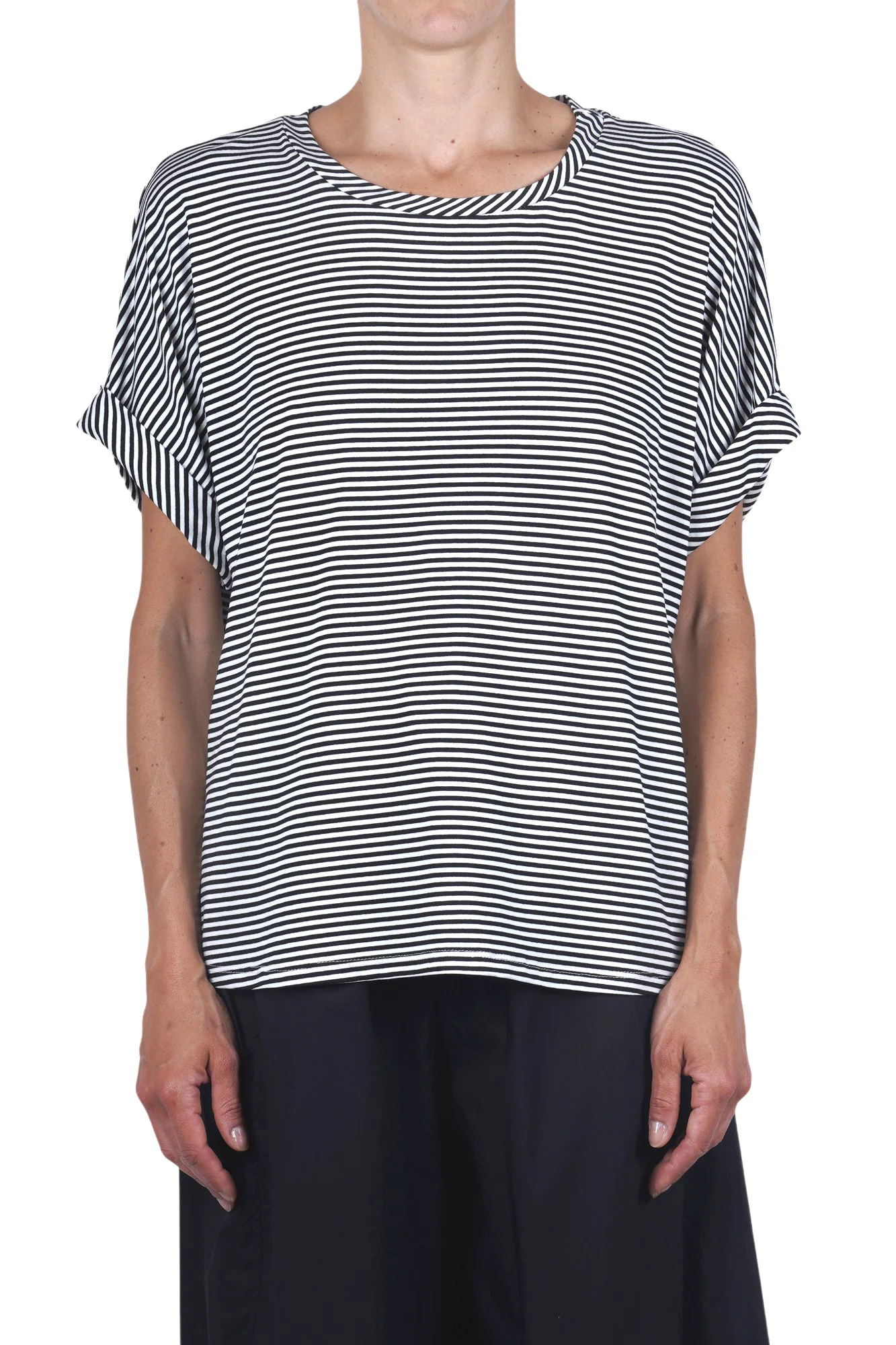 La Femme Blanche - T-shirt - 471769 - Panna/Nero - Image 3