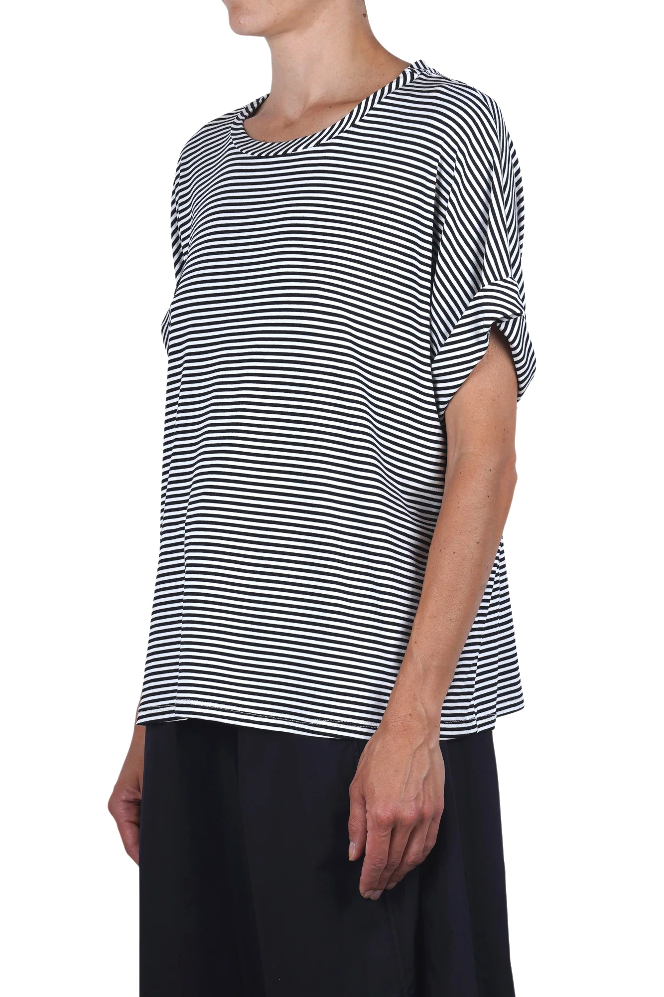 La Femme Blanche - T-shirt - 471769 - Panna/Nero - Image 4