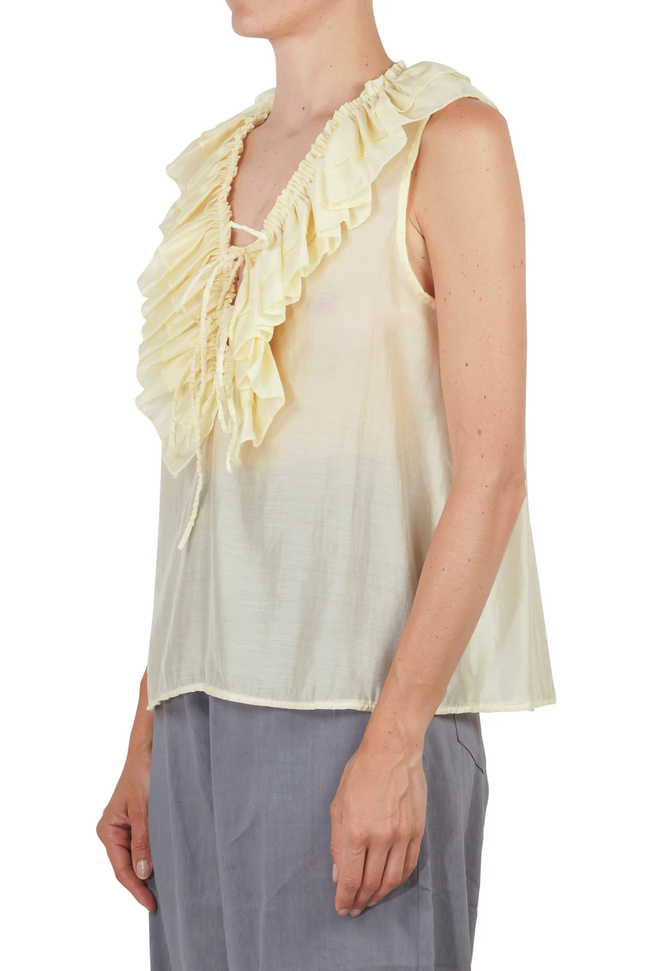 La Femme Blanche - Top - 451781 - Giallo - Image 4