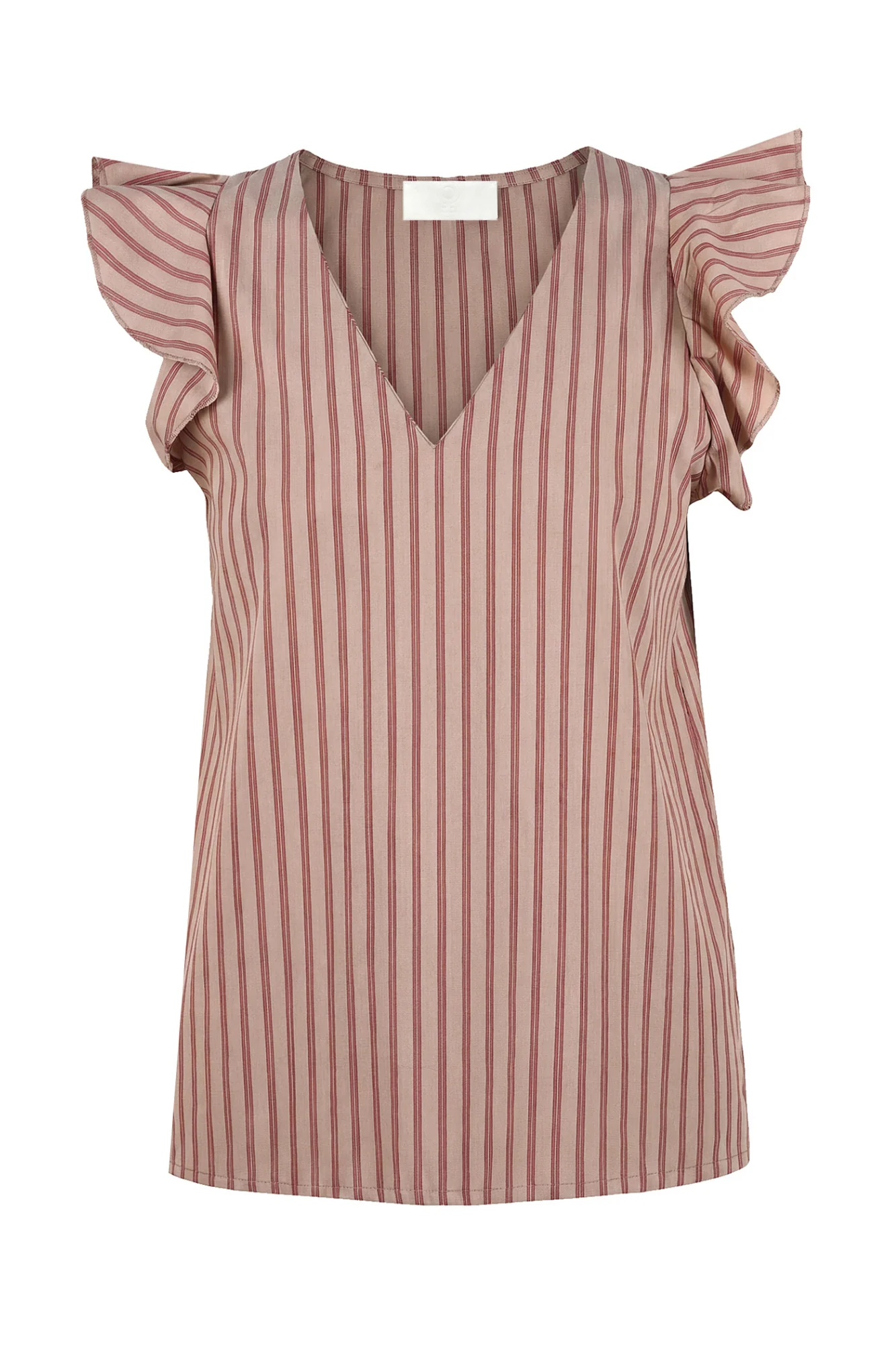 La Femme Blanche - Top - 471600 - Rosso/Cammello