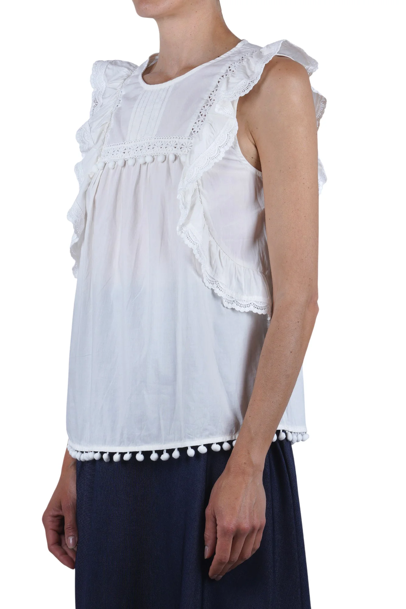 La Femme Blanche - Top - 471618 - Panna - Image 4