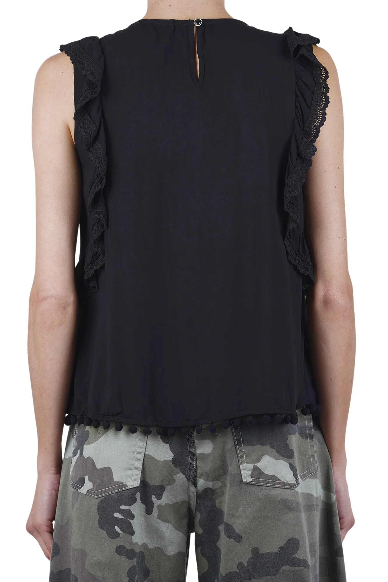 La Femme Blanche - Top - 471619 - Nero - Image 5