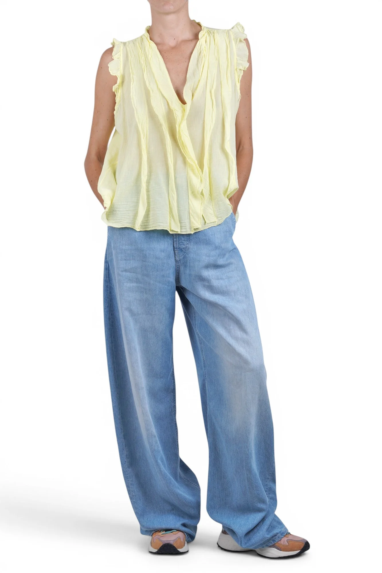 La Femme Blanche - Top - 471747 - Giallo - Image 2