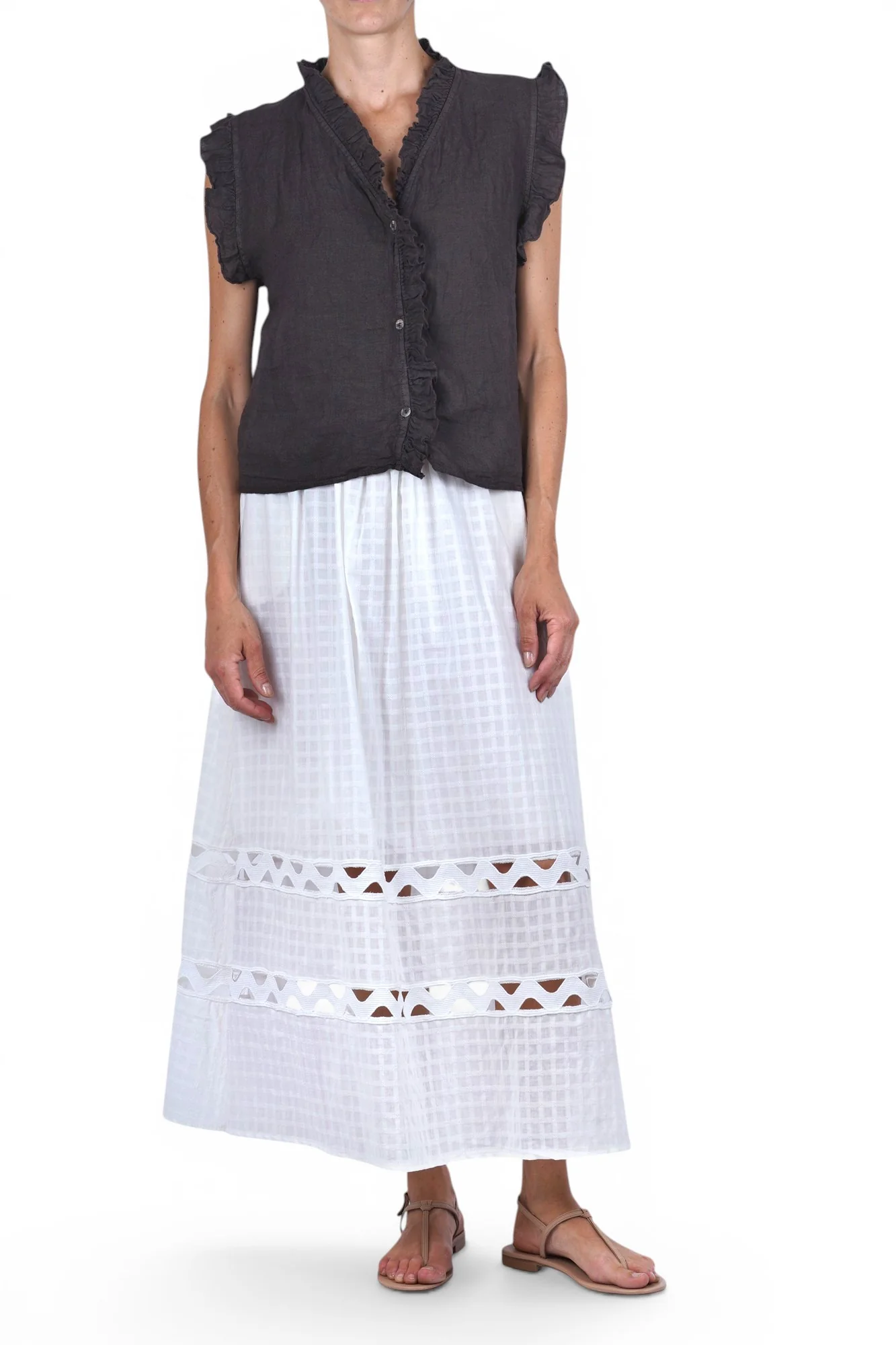 La Femme Blanche - Top - 471770 - Moka - Image 2