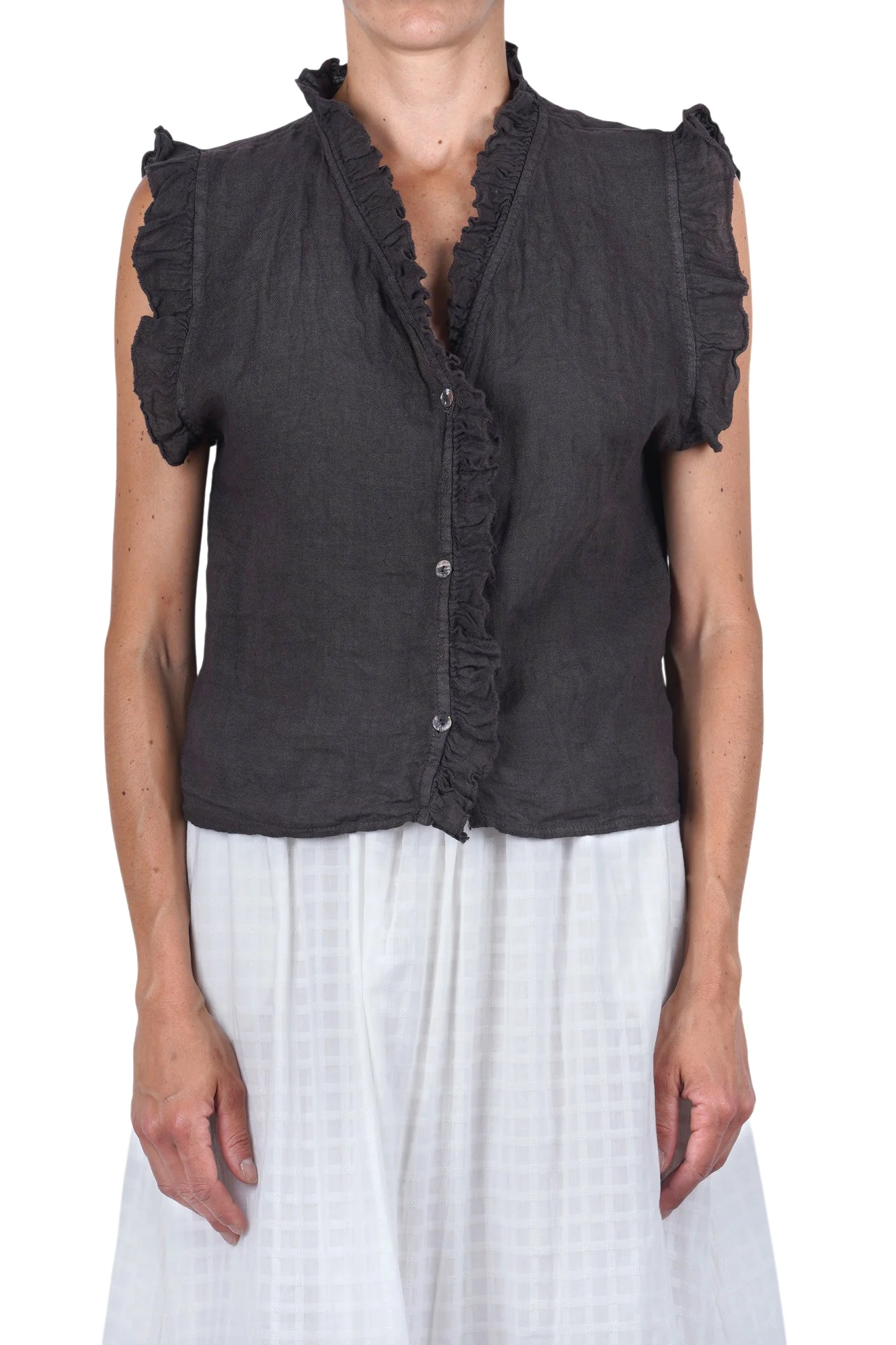 La Femme Blanche - Top - 471770 - Moka - Image 3