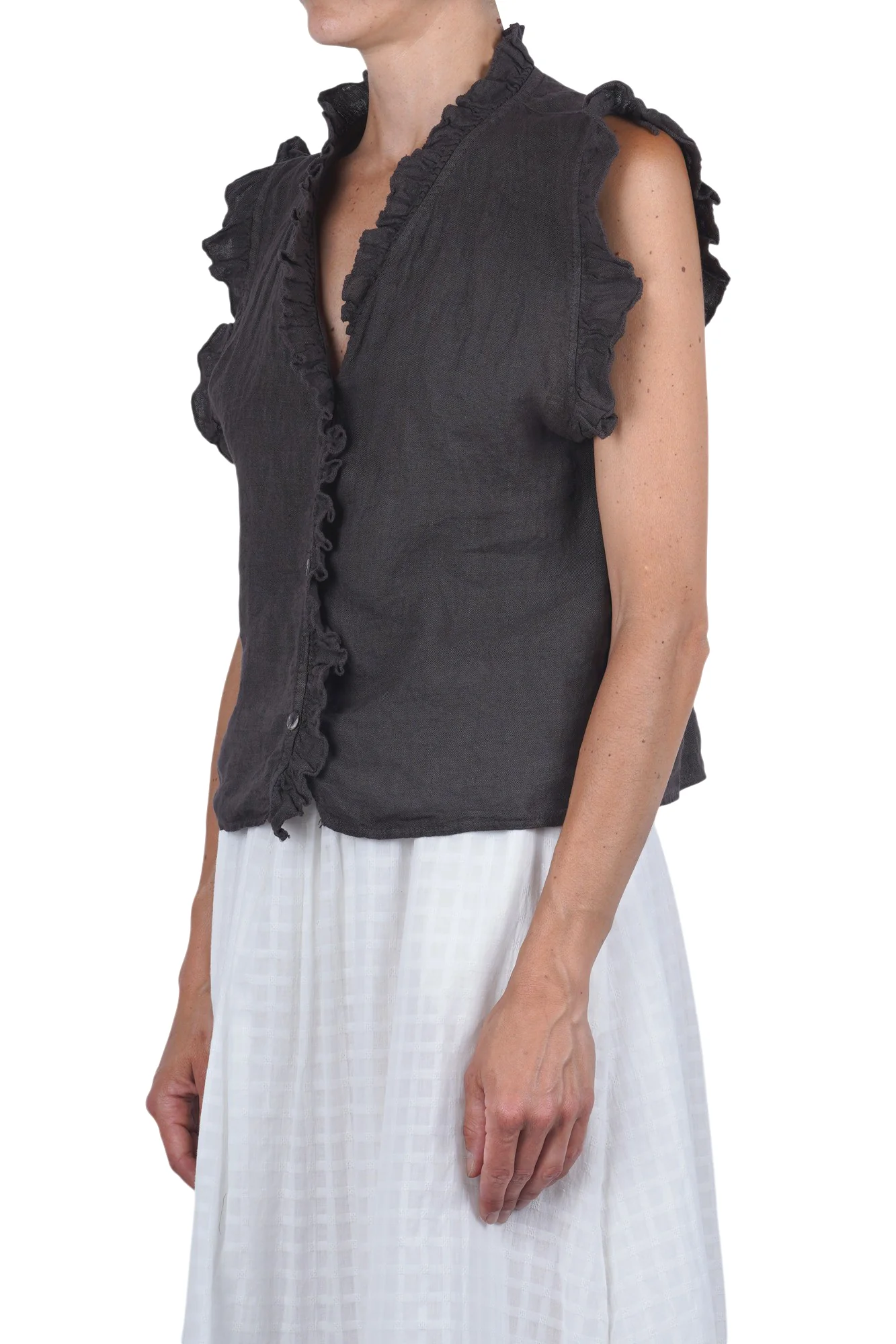 La Femme Blanche - Top - 471770 - Moka - Image 4