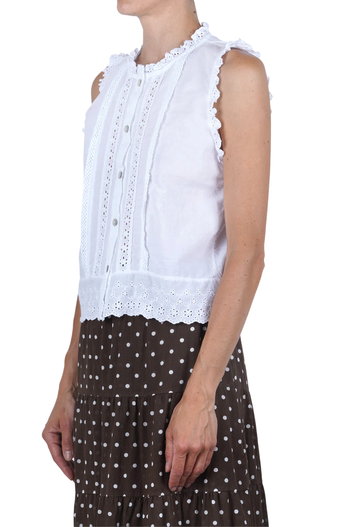La Femme Blanche - Top - 471774 - Bianco - Image 4