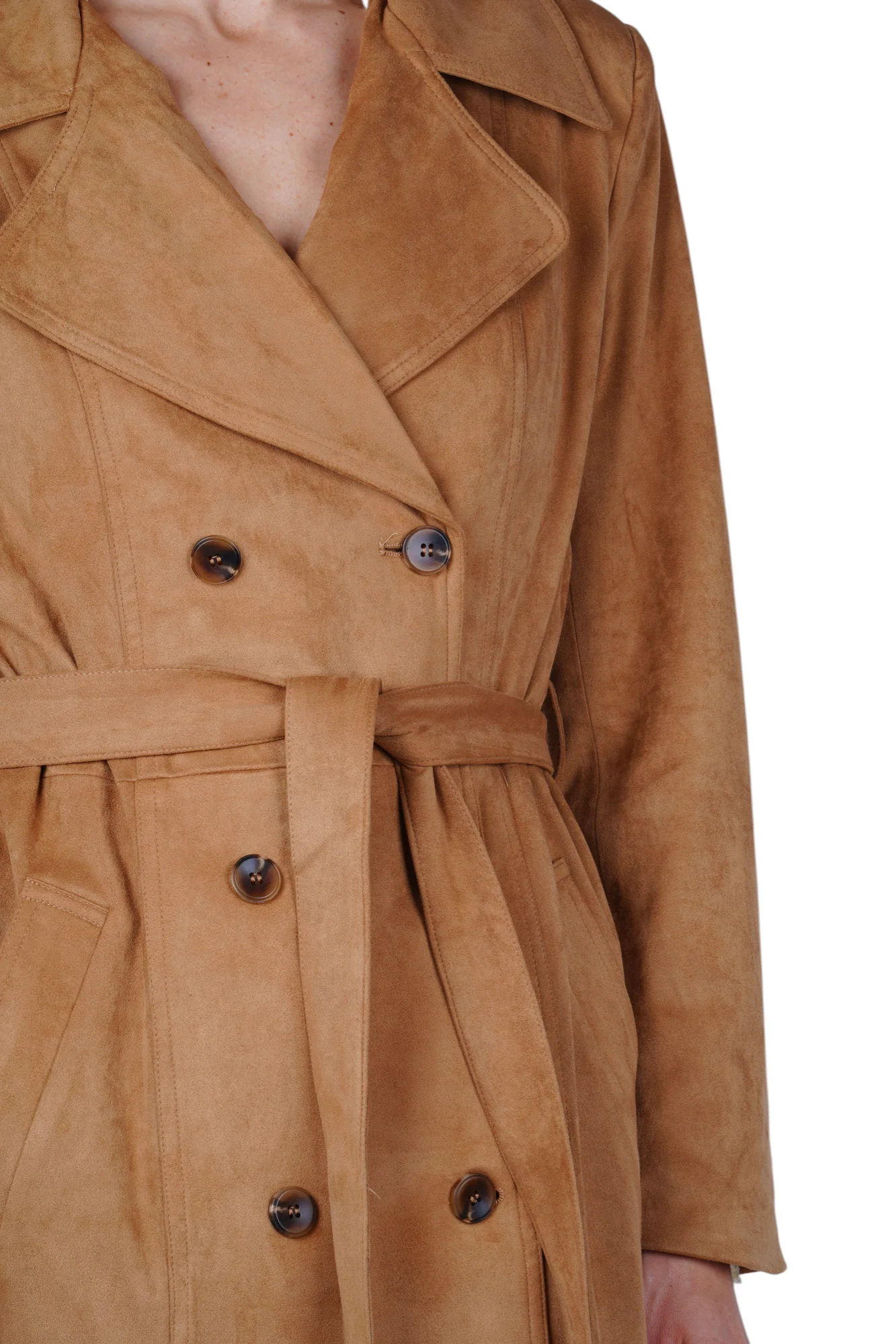 La Femme Blanche - Trench - 471355 - Cammello - Image 6