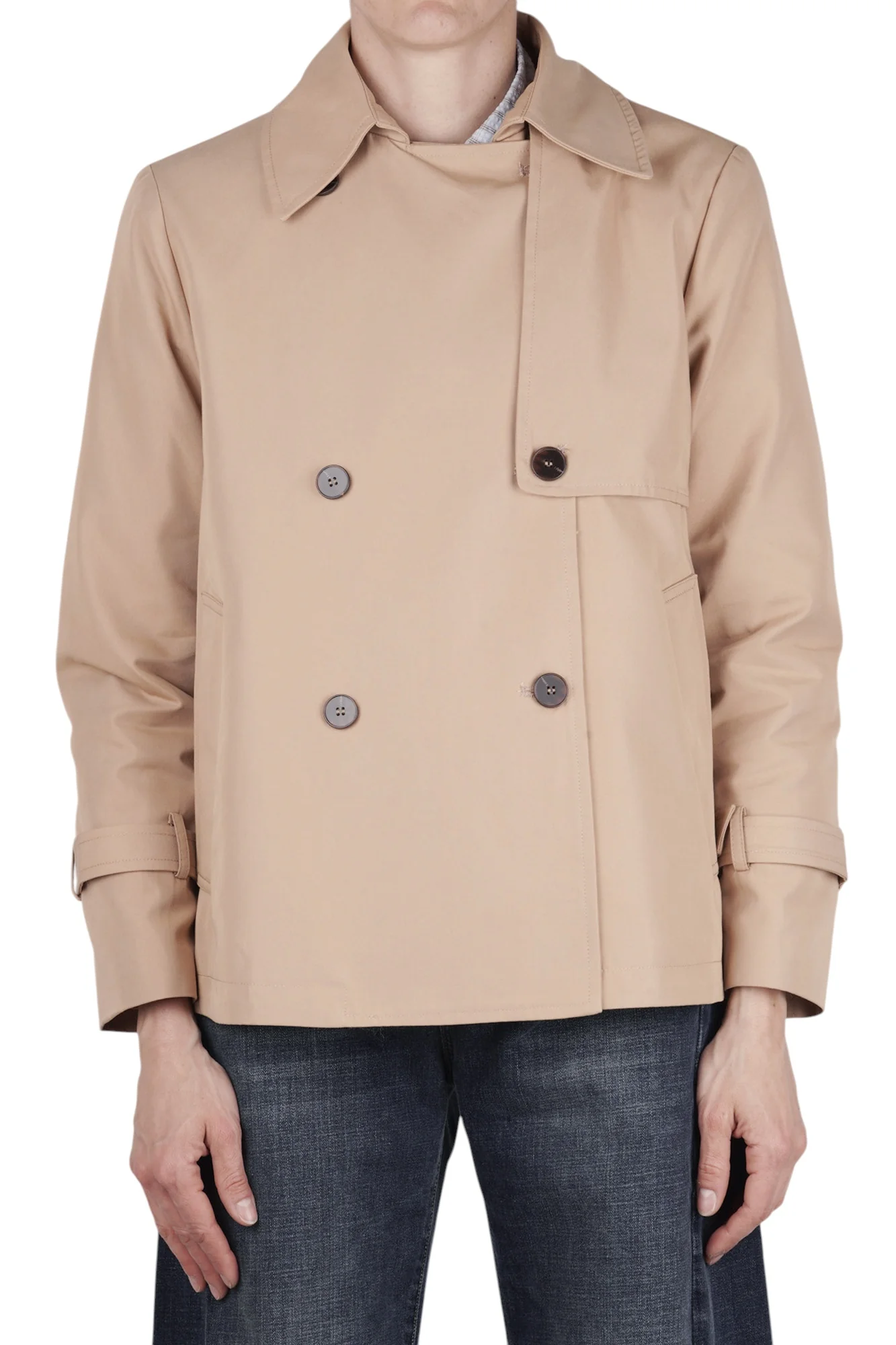 La Femme Blanche - Trench - 471363 - Biscotto - Image 3