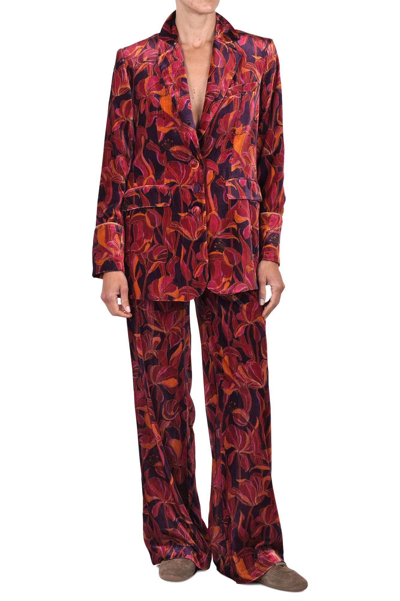 Maliparmi - Pantalone - 460720 - Fantasia Bordeaux - Image 2