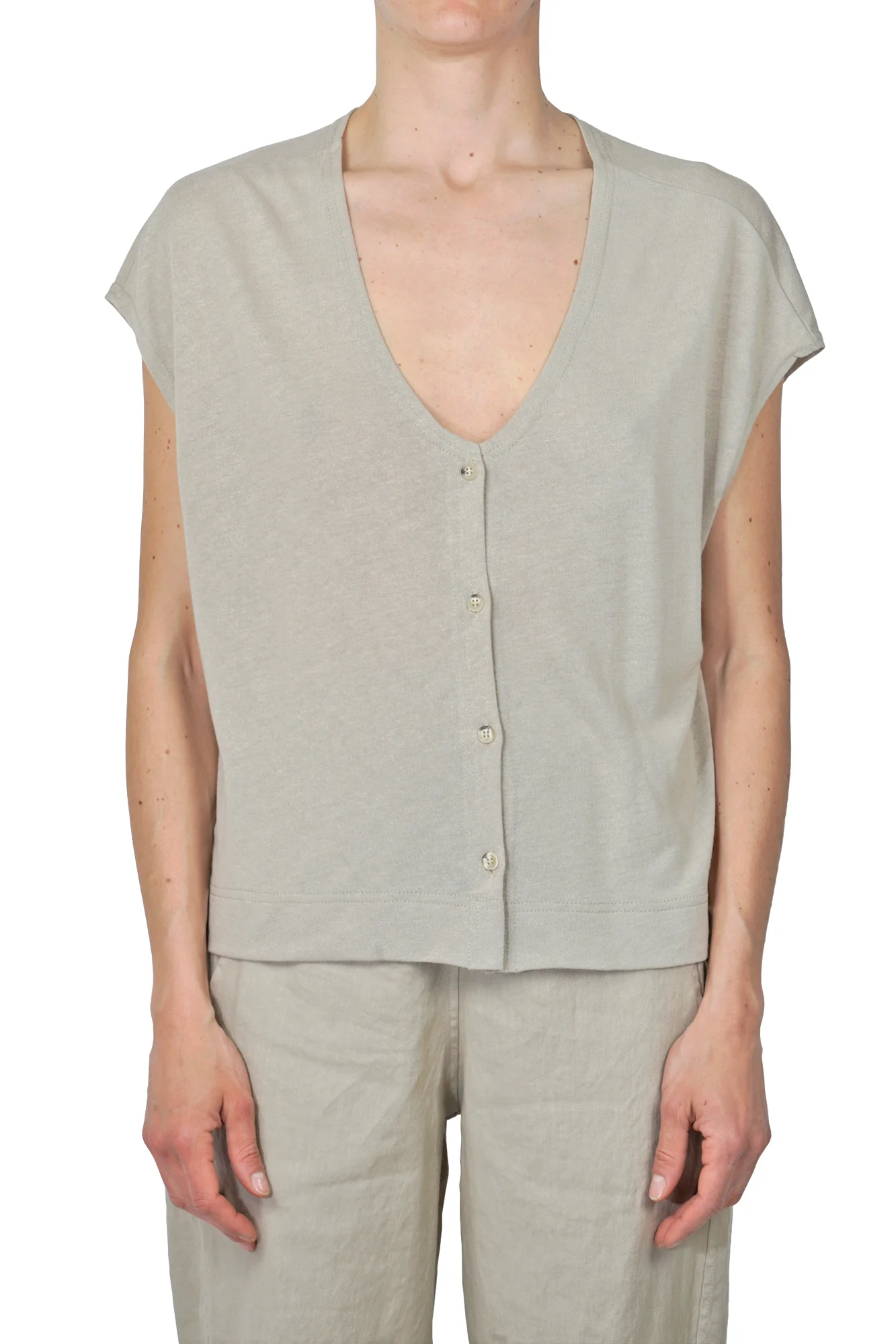 Mama B - Gilet - 450668 - Beige - Image 3