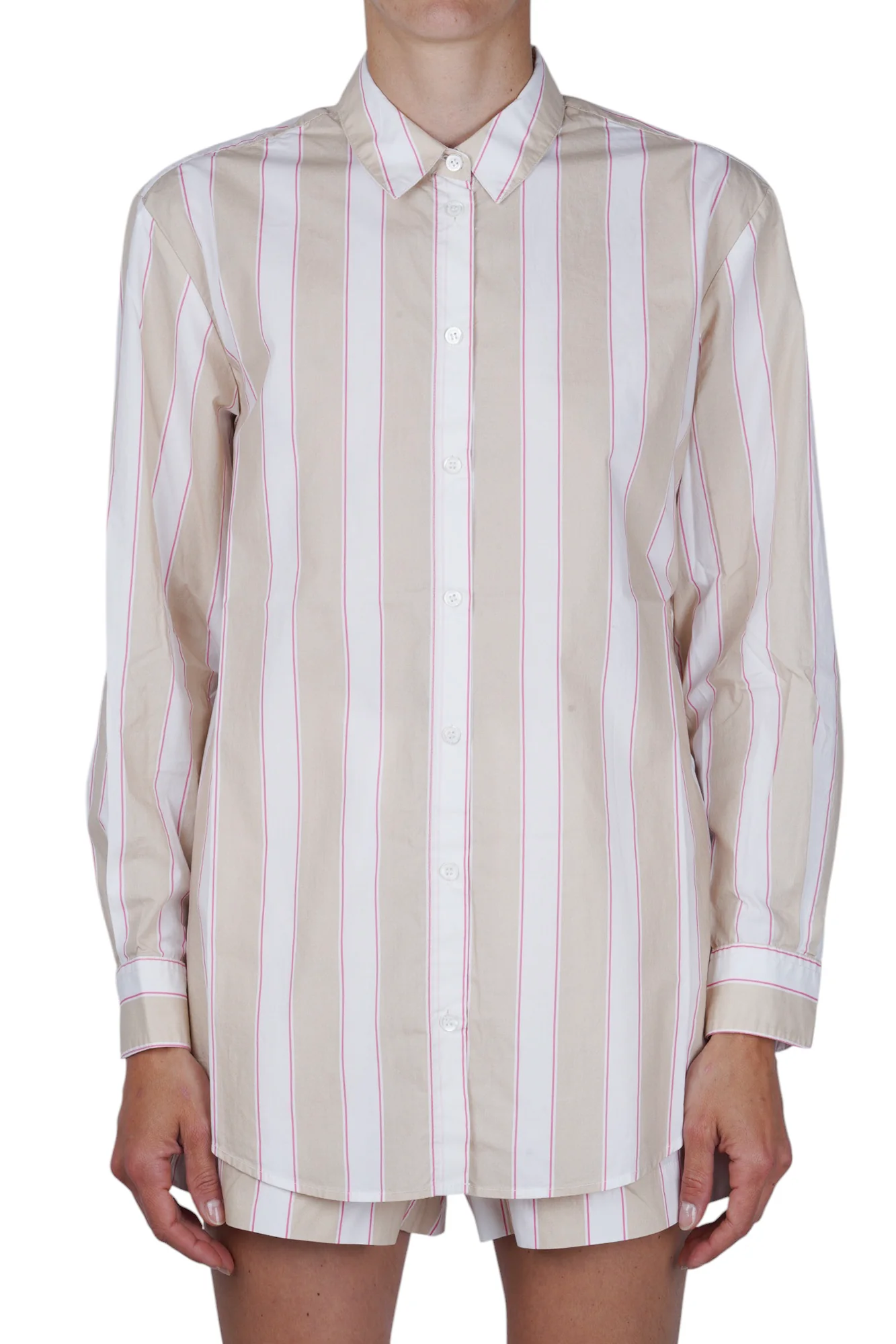 MC2 Saint Barth - Camicia - 470970 - Bianco/Beige - Image 3