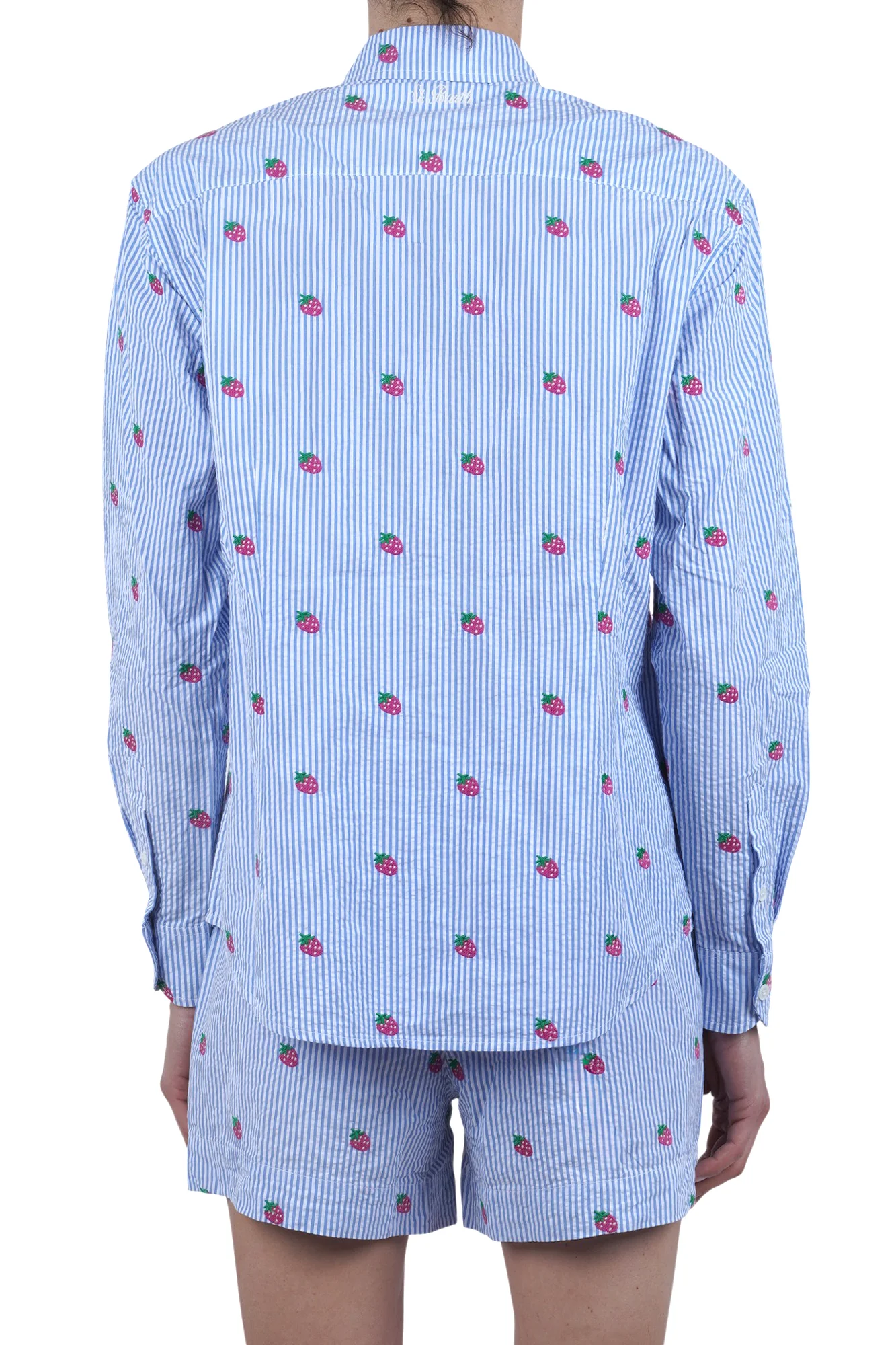 MC2 Saint Barth - Camicia - 470974 - Bianco/Blu - Image 5