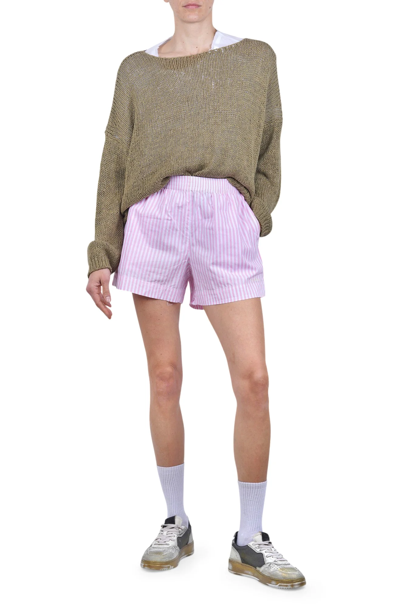 MC2 Saint Barth - Shorts - 470973 - Bianco/Rosa - Image 2