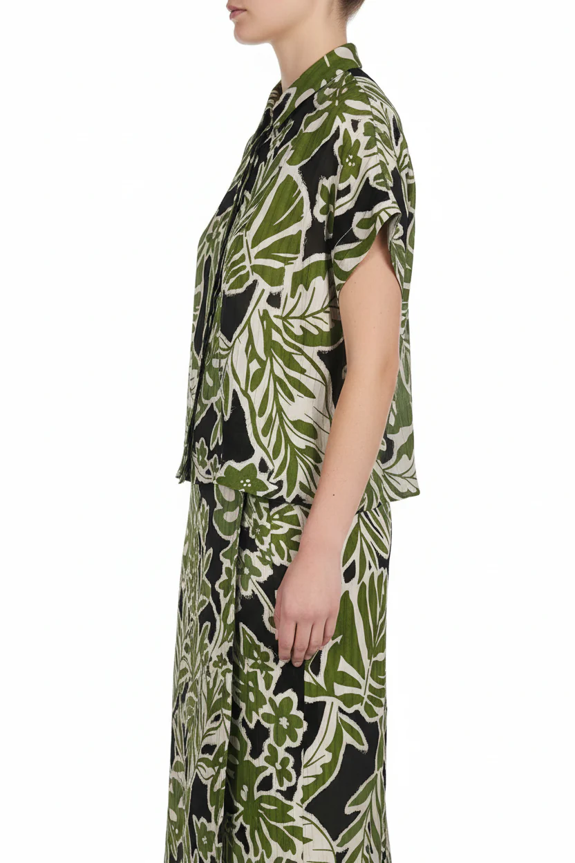 NIU - Camicia - 470381 - Fantasia Verde - Image 8
