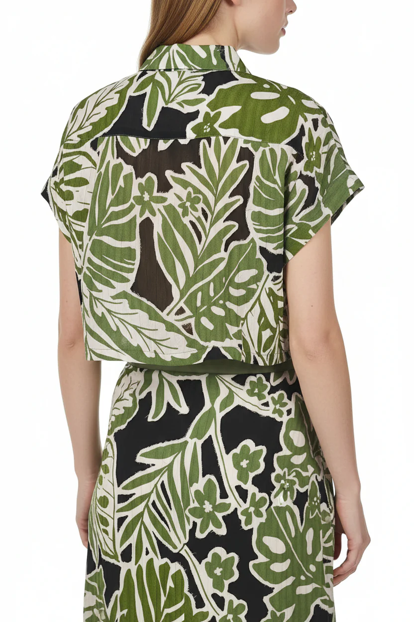 NIU - Camicia - 470381 - Fantasia Verde - Image 9