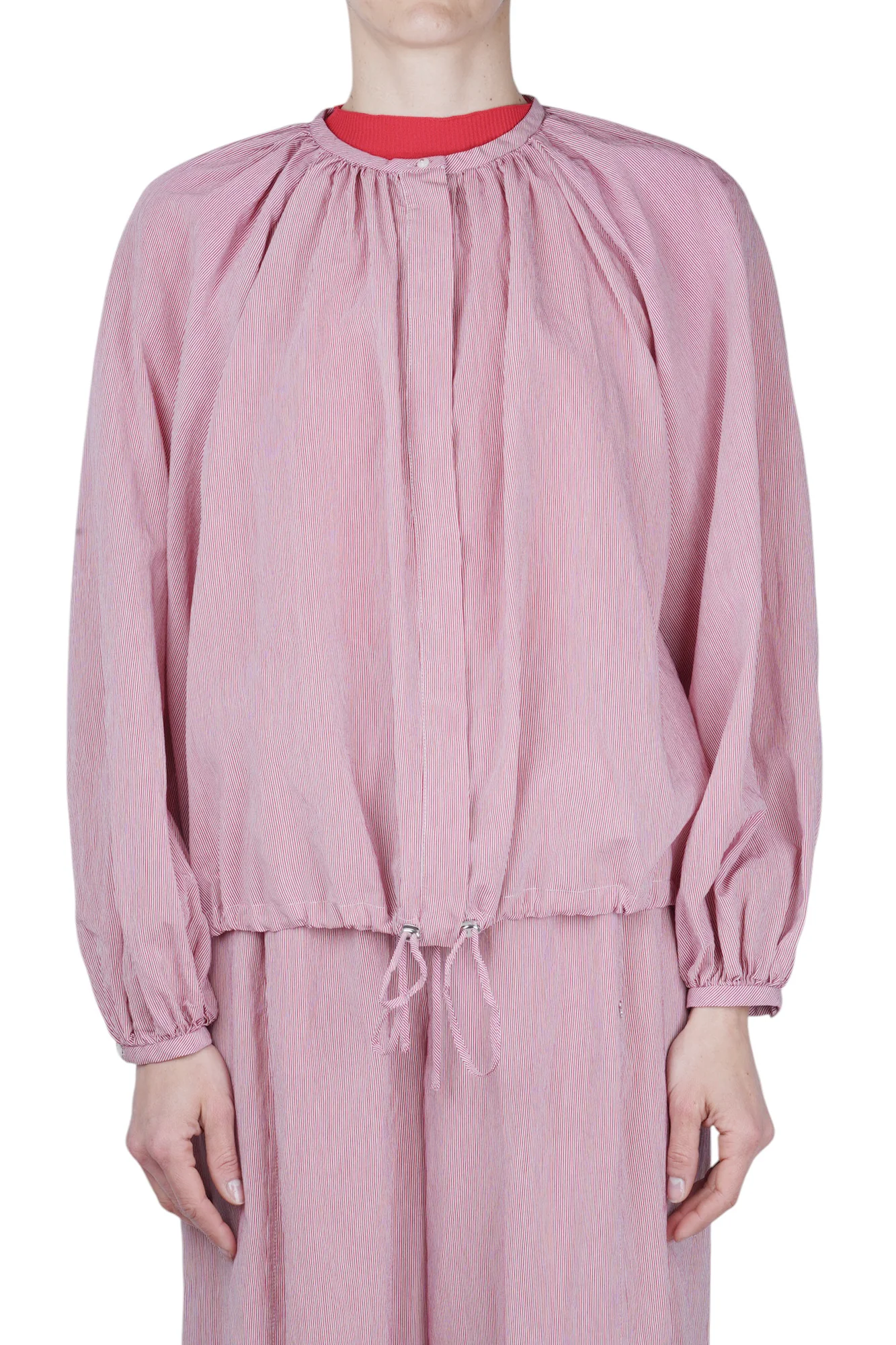 Ottod'ame - Camicia - 470745 - Bianco/Rosso - Image 3