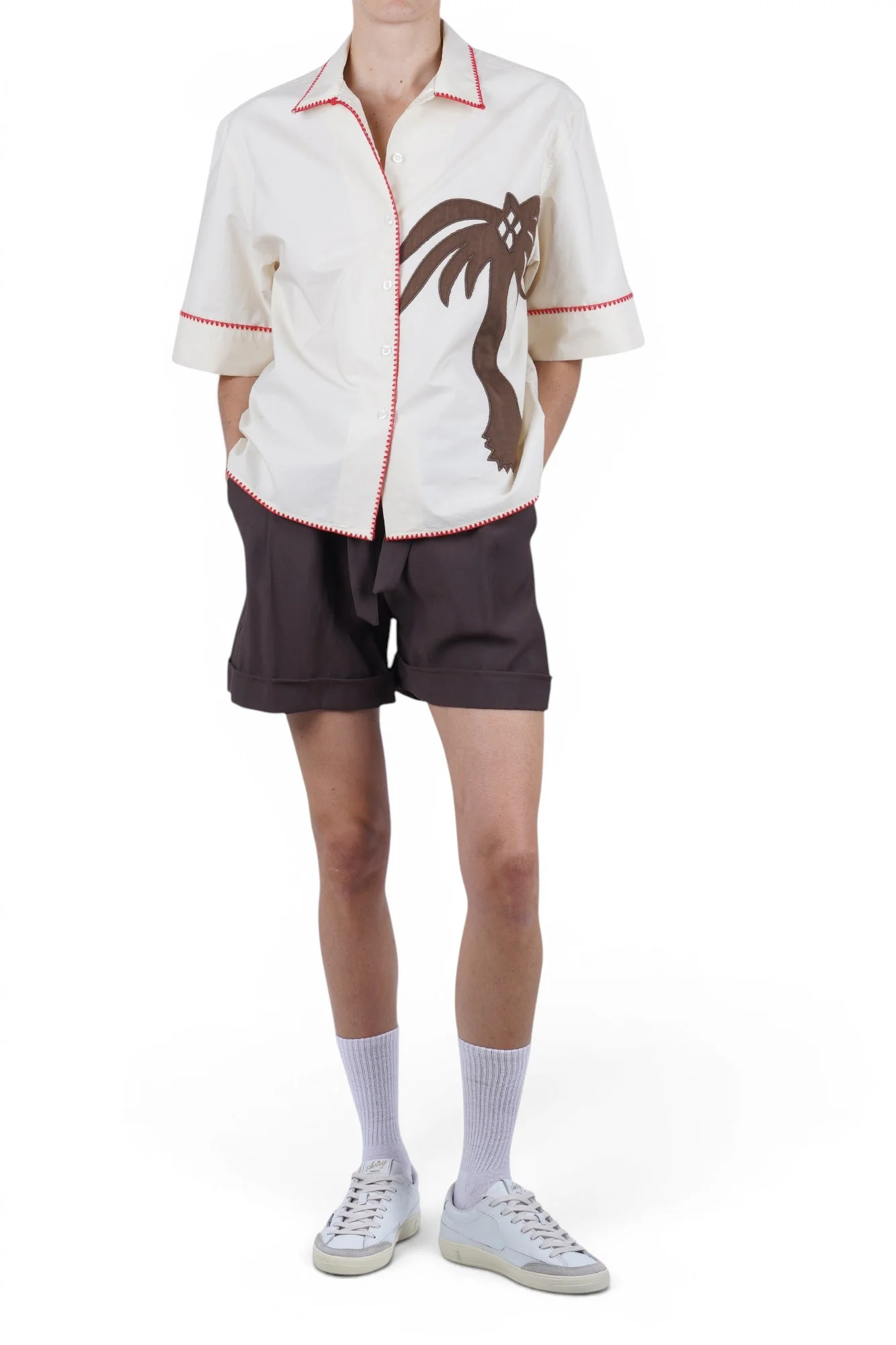 Ottod'ame - Camicia - 470751 - Latte/Moro - Image 2