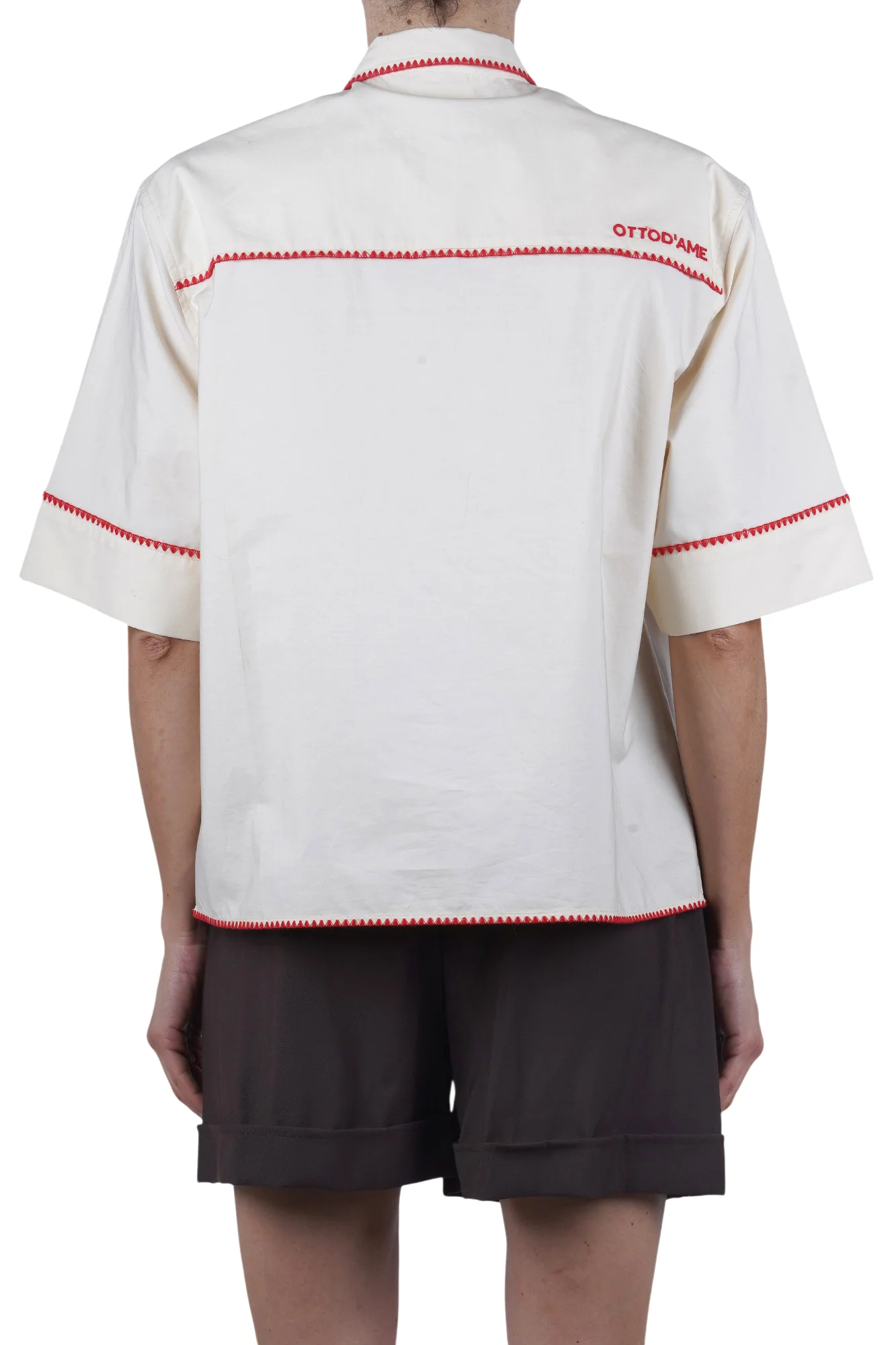 Ottod'ame - Camicia - 470751 - Latte/Moro - Image 5