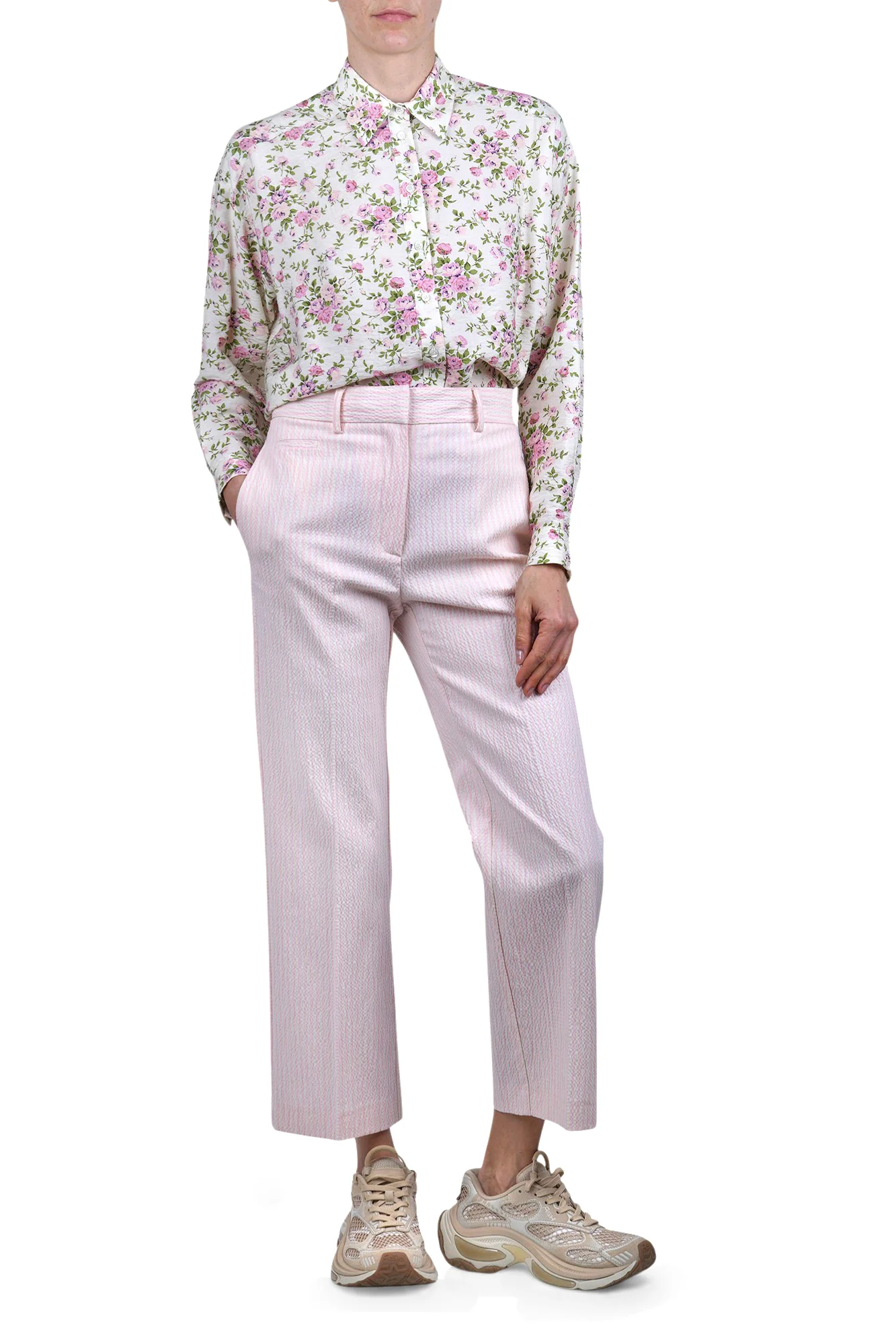 Ottod'ame - Camicia - 470772 - Fantasia Verde - Image 2