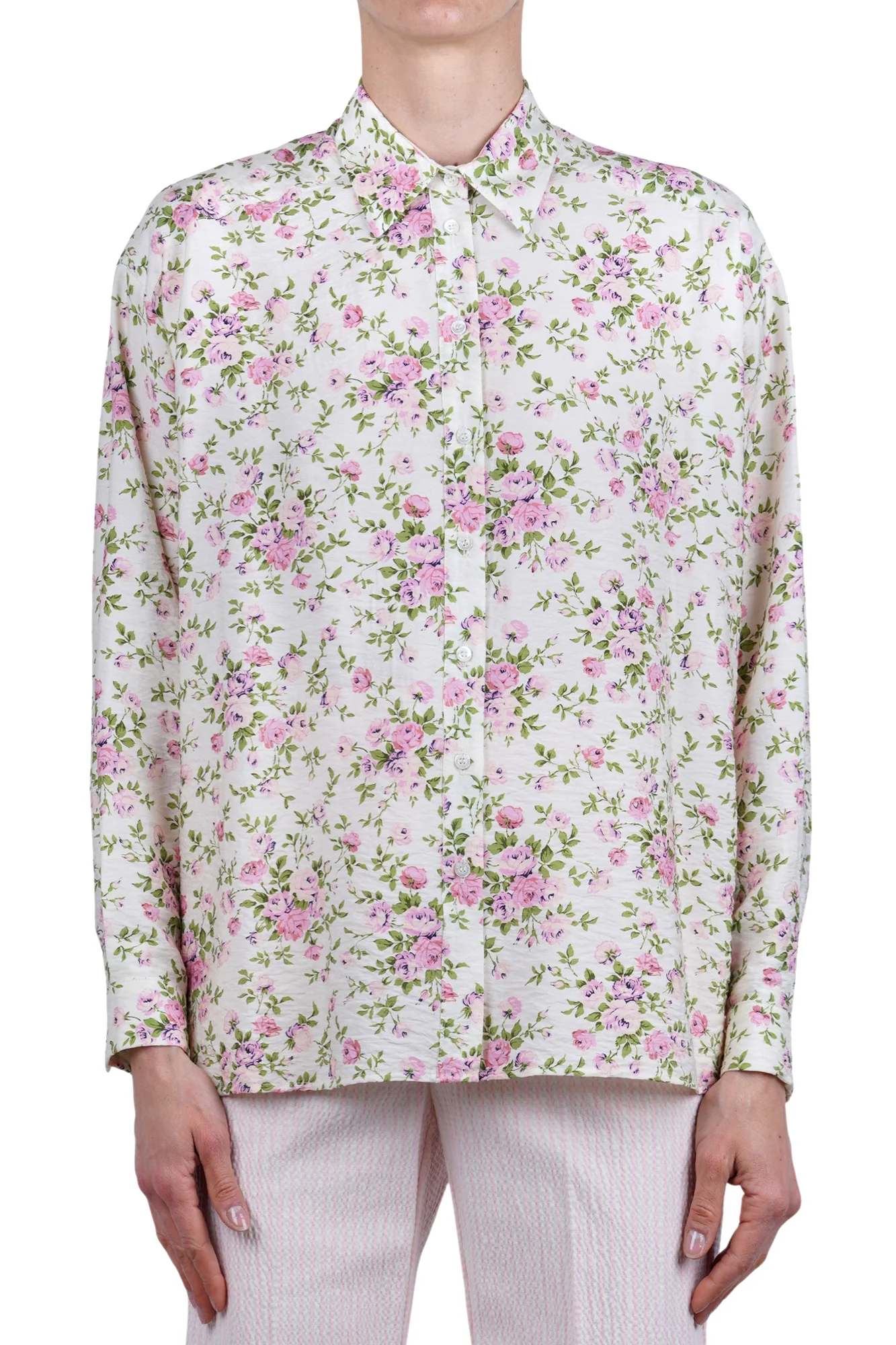 Ottod'ame - Camicia - 470772 - Fantasia Verde - Image 3