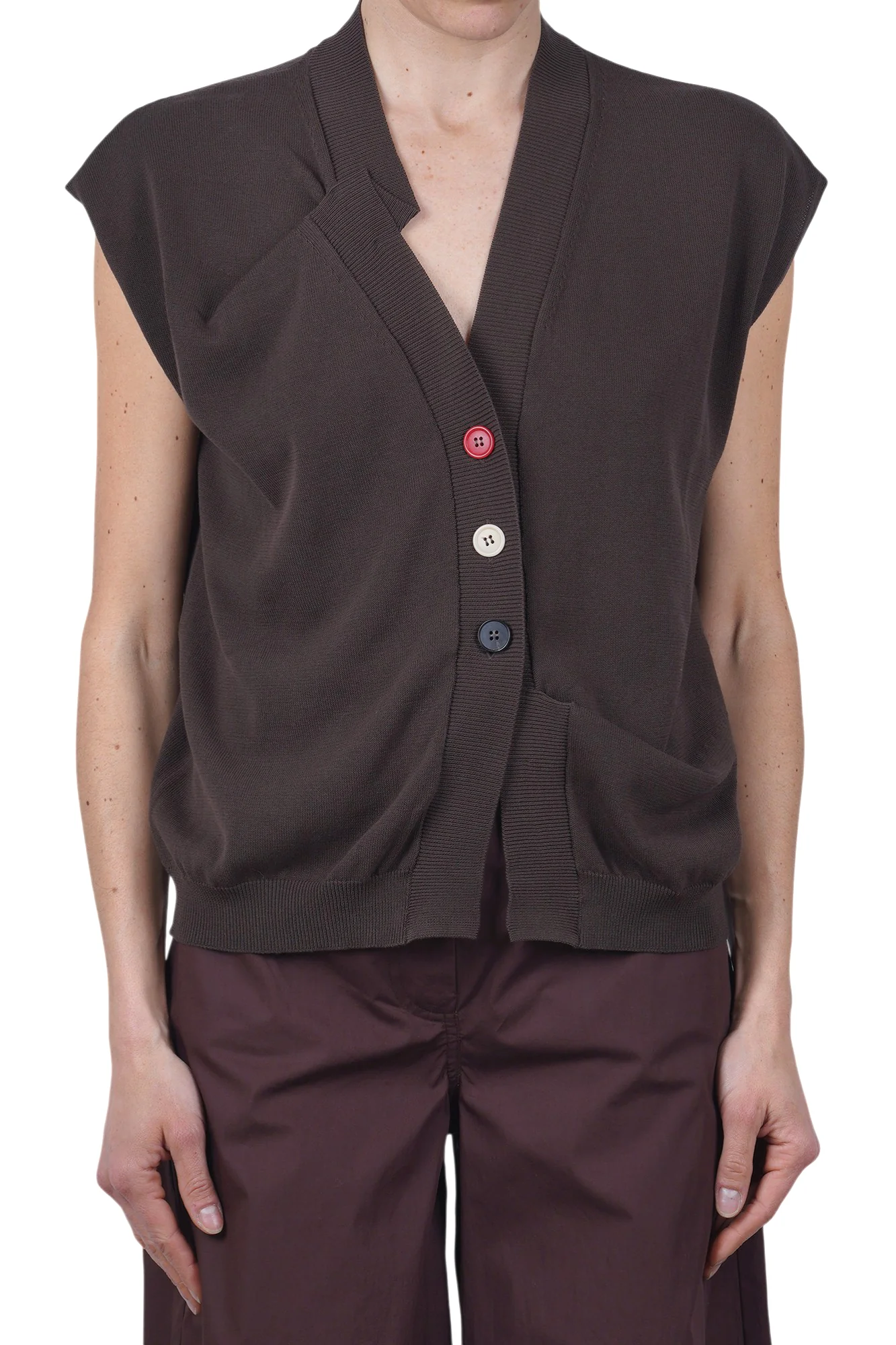 Phisique Du Role - Gilet - 470225 - Moka - Image 3