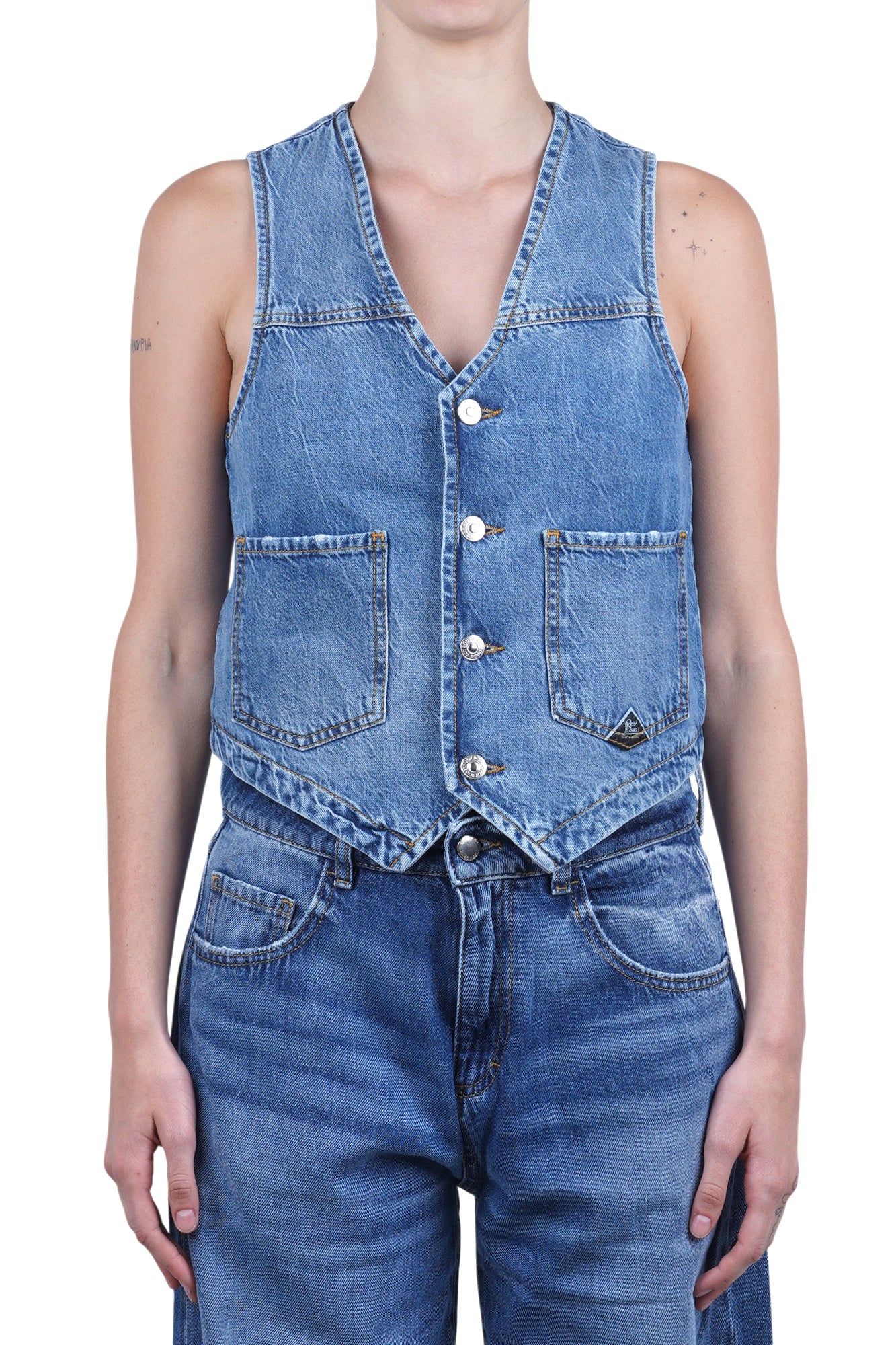 Roy Rogers - Gilet - 470411 - Denim - Image 3