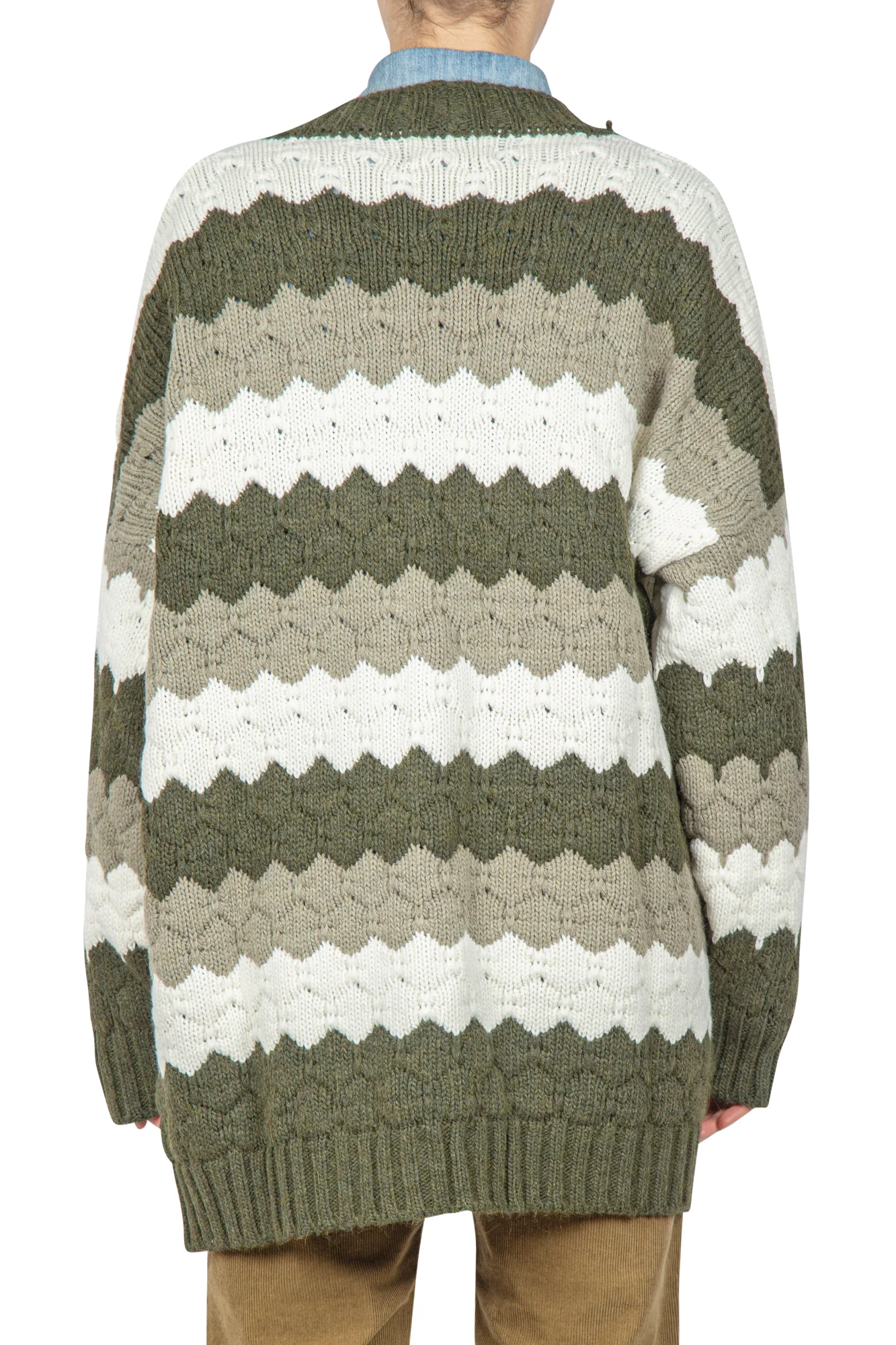 So Allure - Cardigan - 441922 - Verde/Panna - Image 5