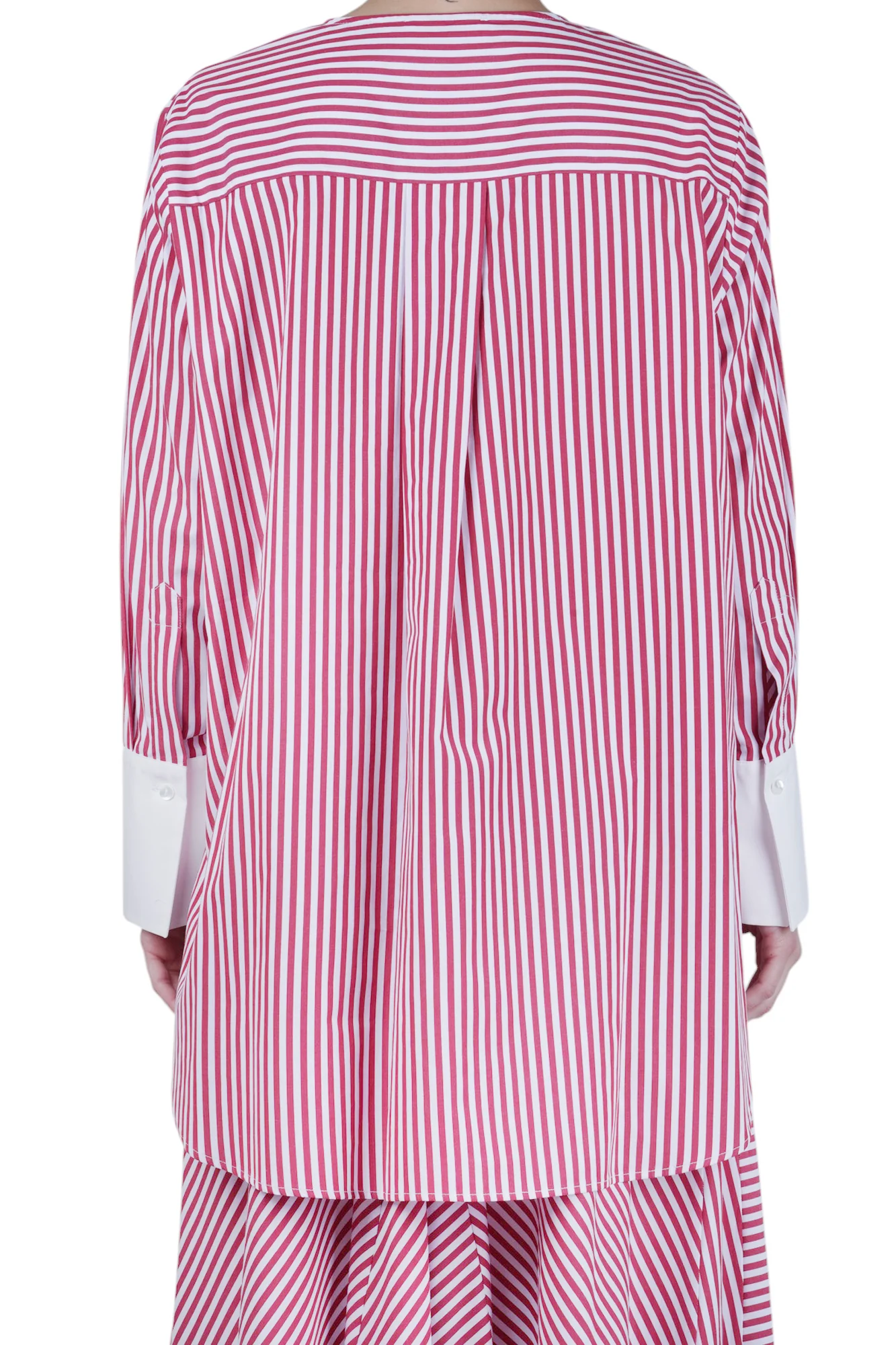 Solotre - Camicia - 470677 - Bianco/Rosso - Image 5